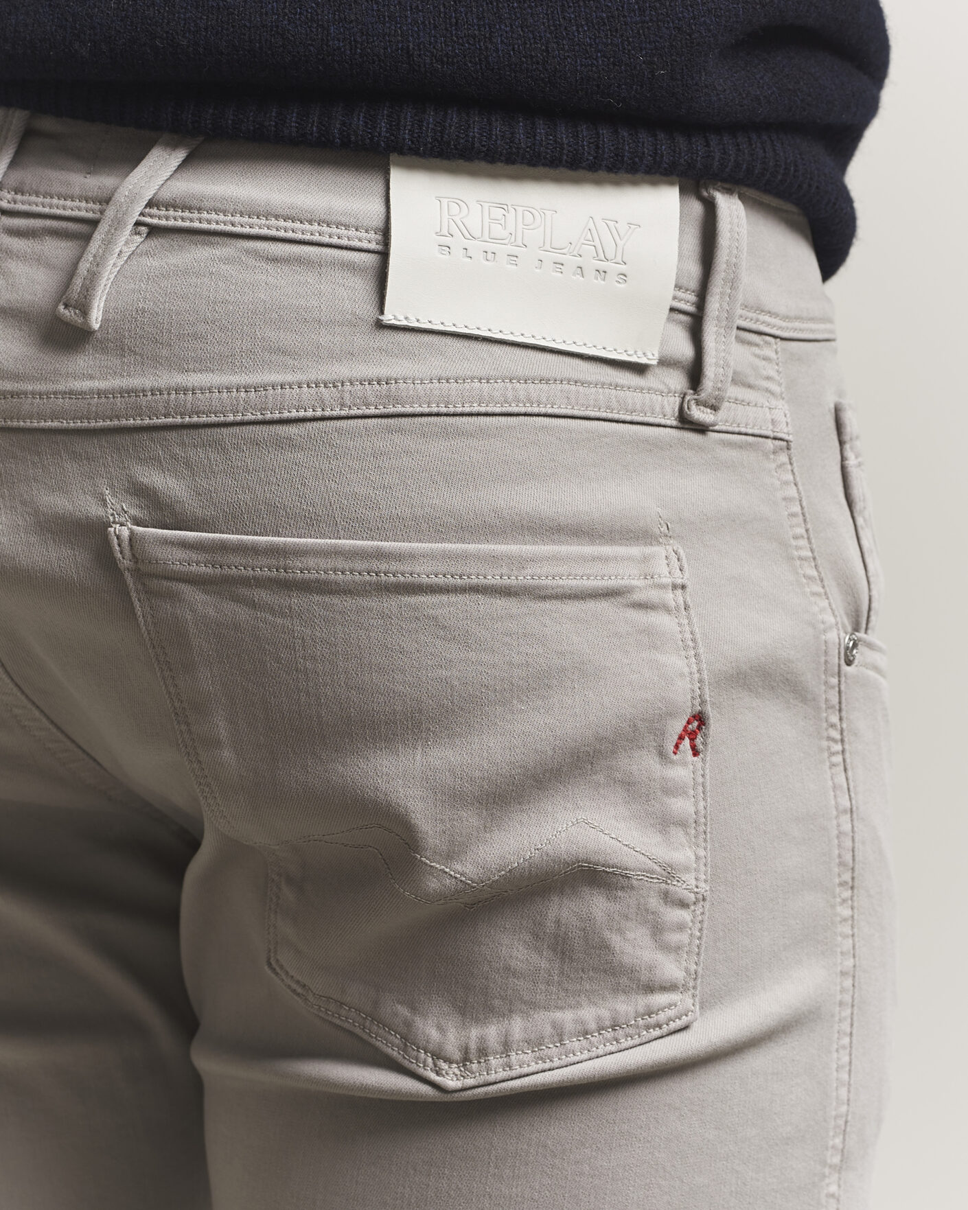 Herren | Hosen | Replay | Anbass Hyperflex X.Lite 5-Pocket Pants Light Grey