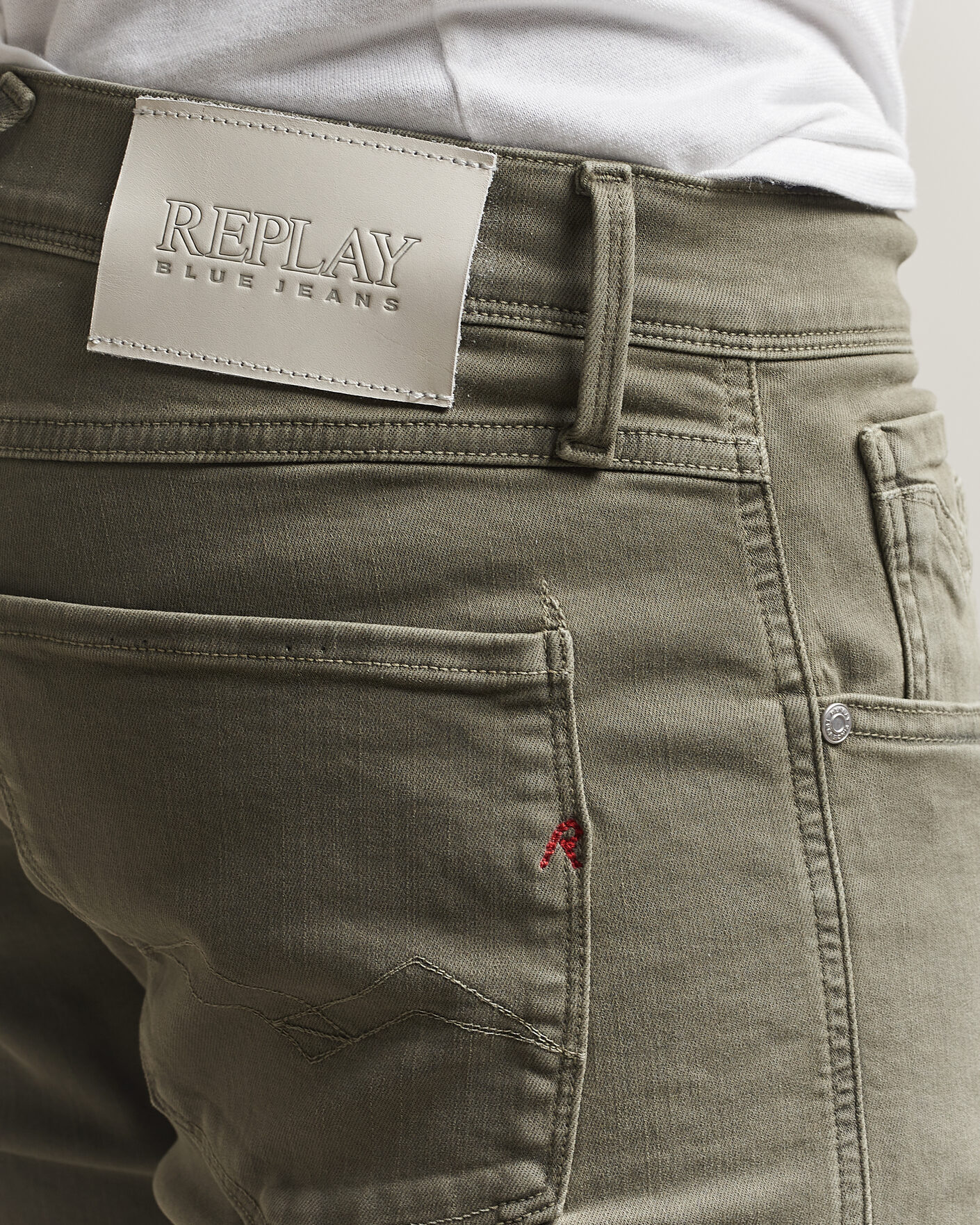 Herren | Hosen | Replay | Anbass Hyperflex X.Lite 5-Pocket Pants Military Green