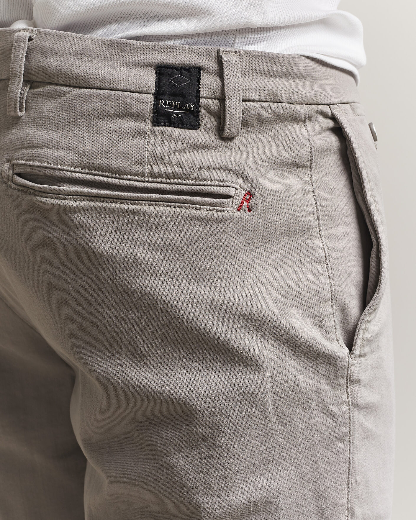 Herren | Shorts | Replay | Benni Hyperflex Shorts Light Grey