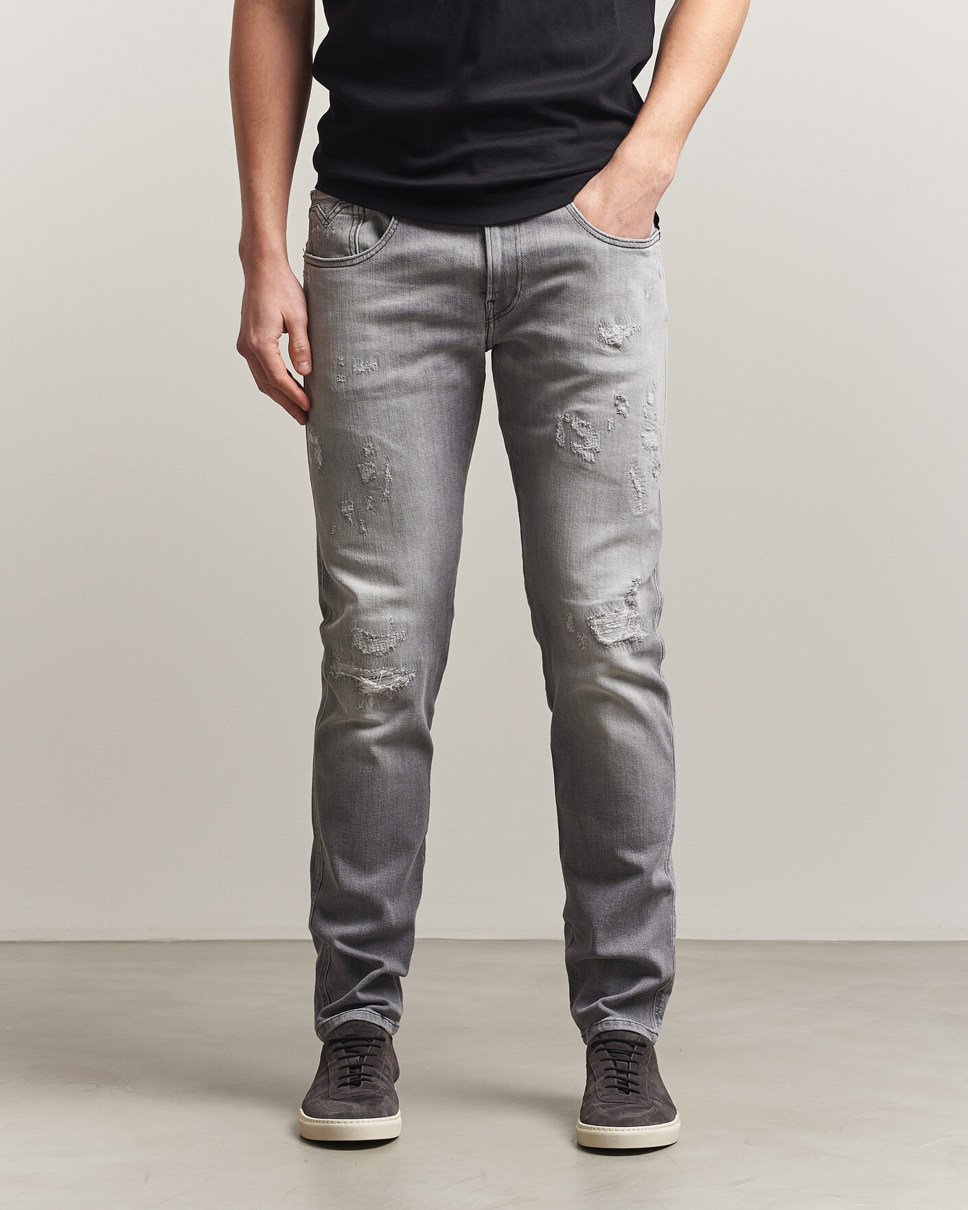 Herren | Jeans | Replay | Anbass 20 Year Wash Jeans Washed Grey