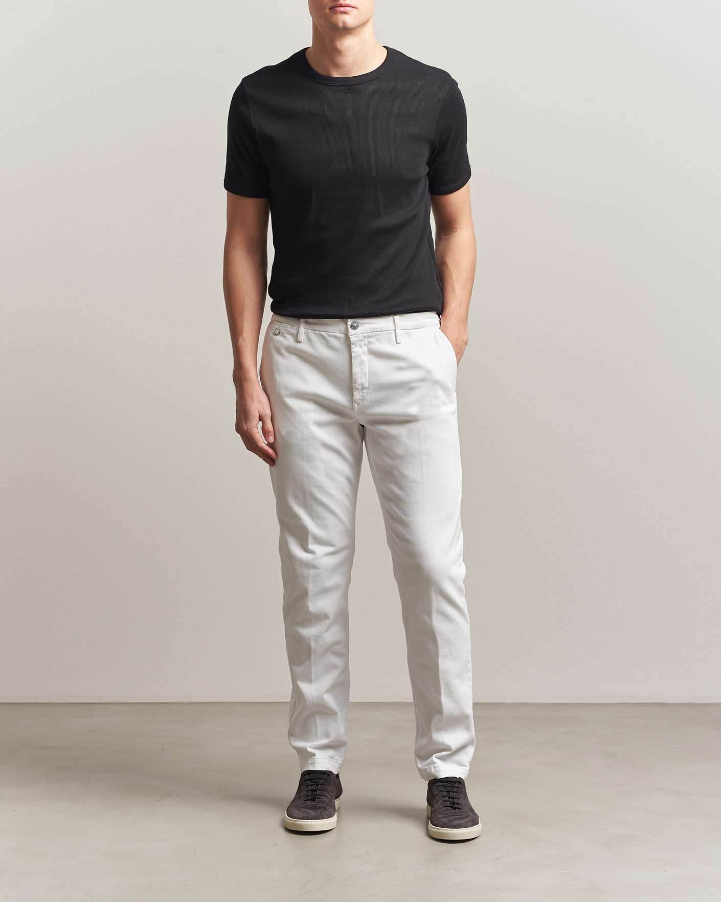 Herren | Hosen | Replay | Benni Hyperflex X-Lite Chinos Natural White