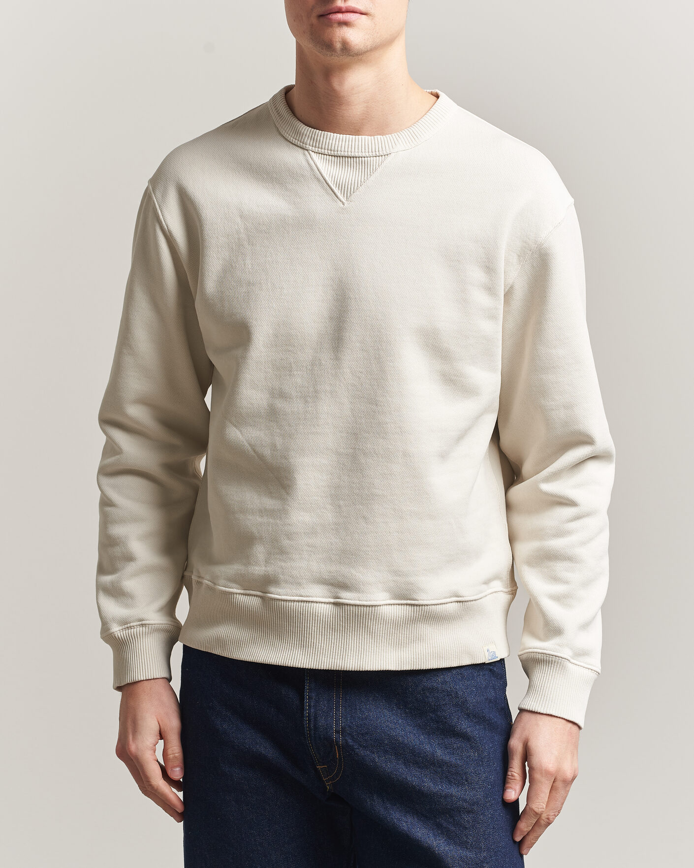Herren | Pullover | Merz b. Schwanen | Classic Fit Authentic Fleece Sweatshirt Nature