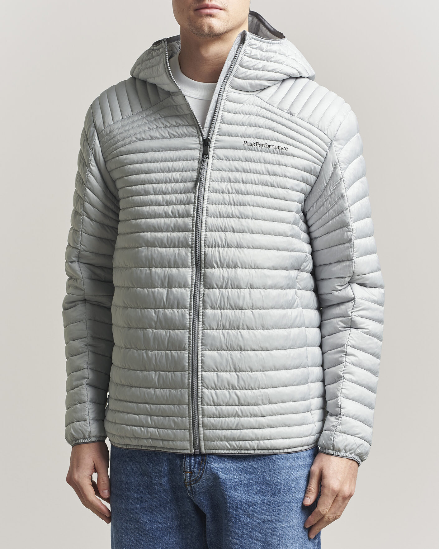 Herren | Jacken | Peak Performance | Monolight Insulated Hooded Jacket Summit Smoke