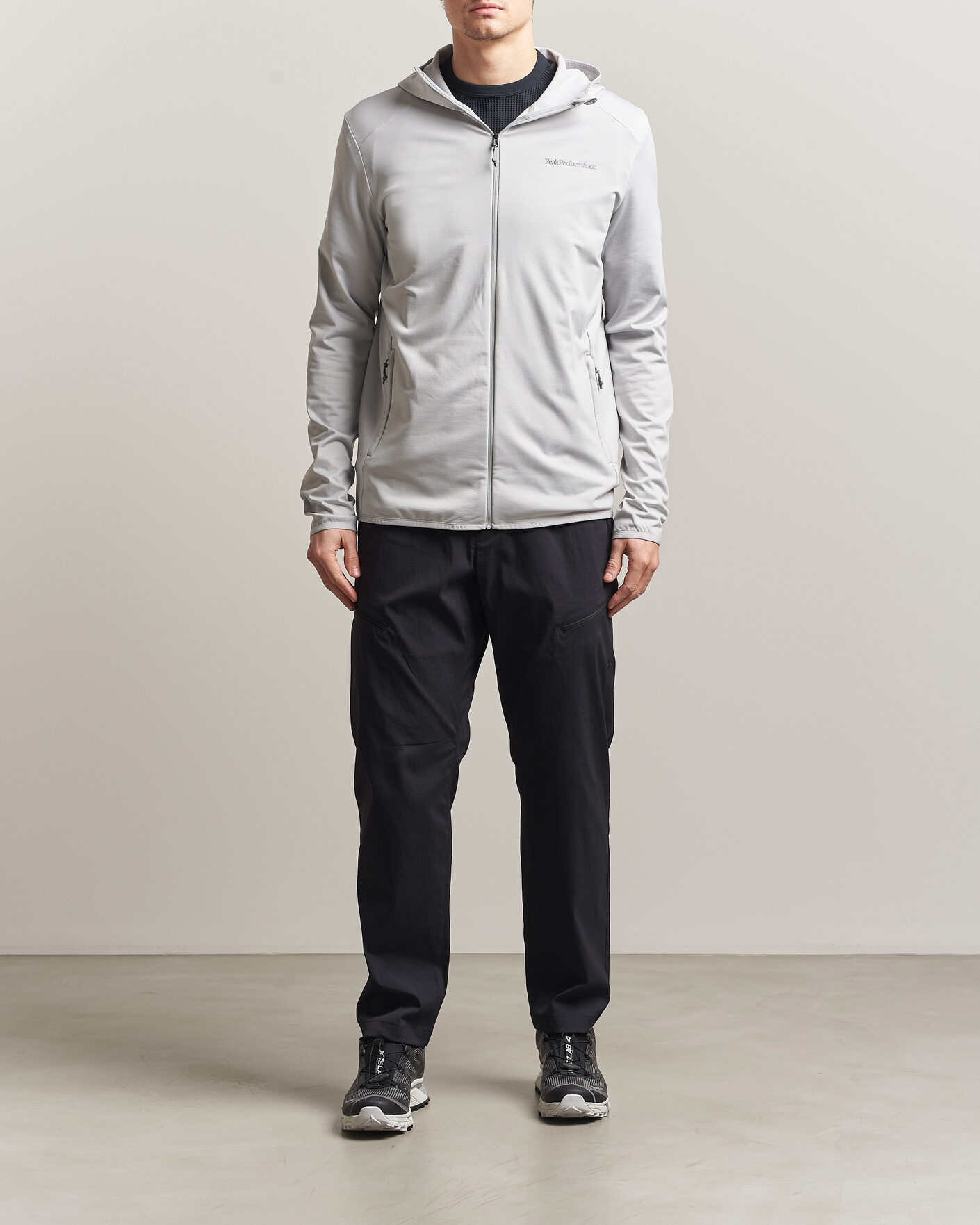 Herren | Pullover | Peak Performance | Light Hooded Full Zip Summit Smoke