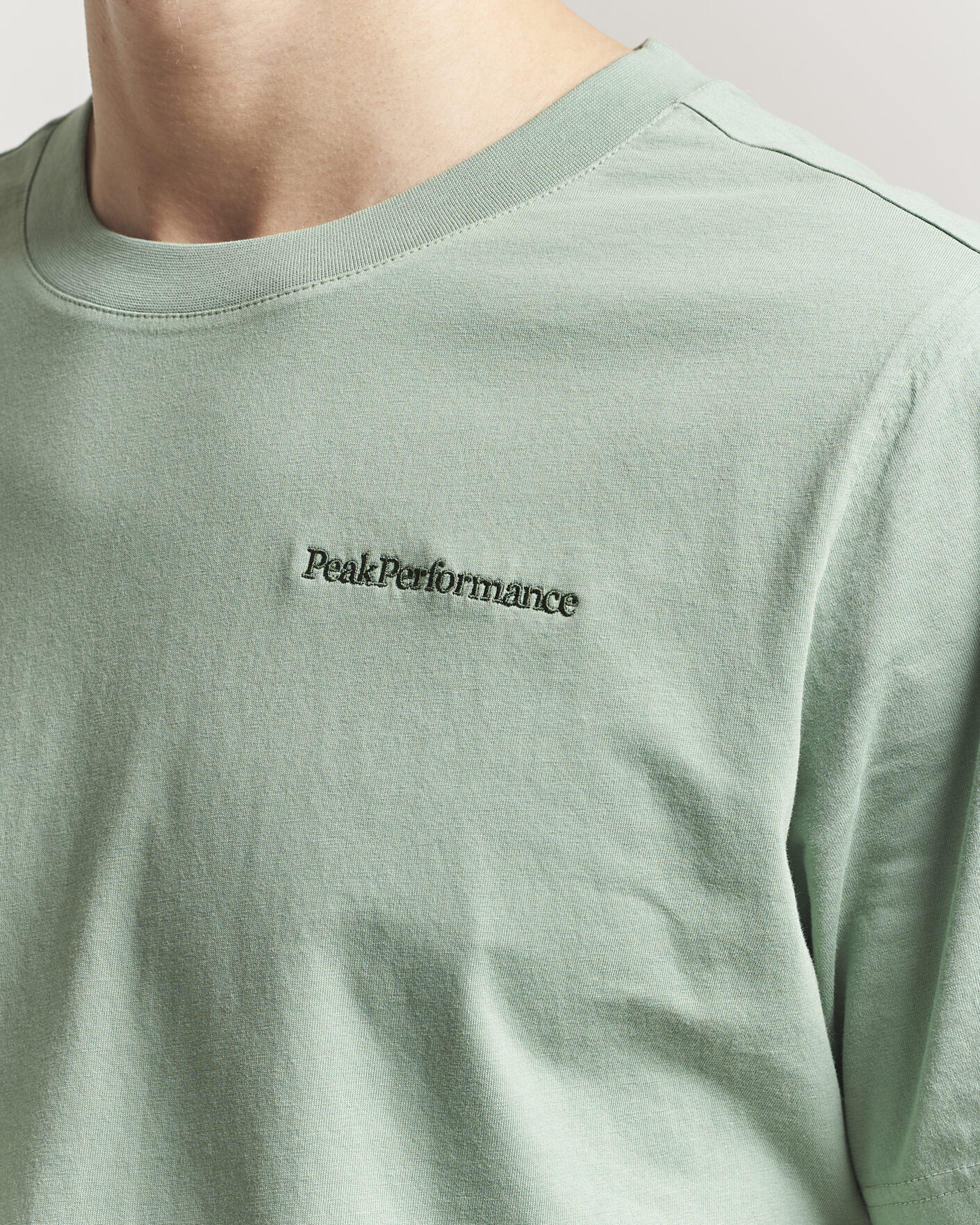 Herren | T-Shirts | Peak Performance | Original Crew Neck T-Shirt Green Valley