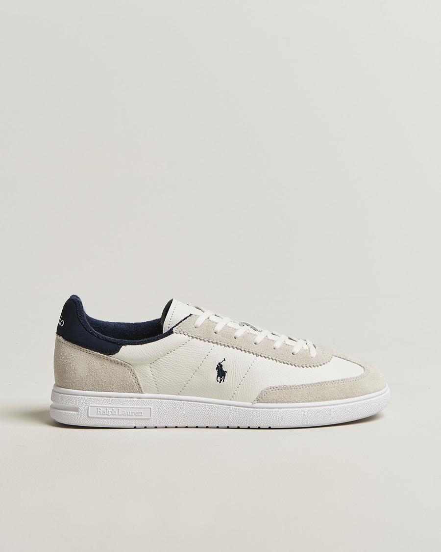 Herren | Sneaker | Polo Ralph Lauren | Bedford Leather/Suede Sneakers White/Navy