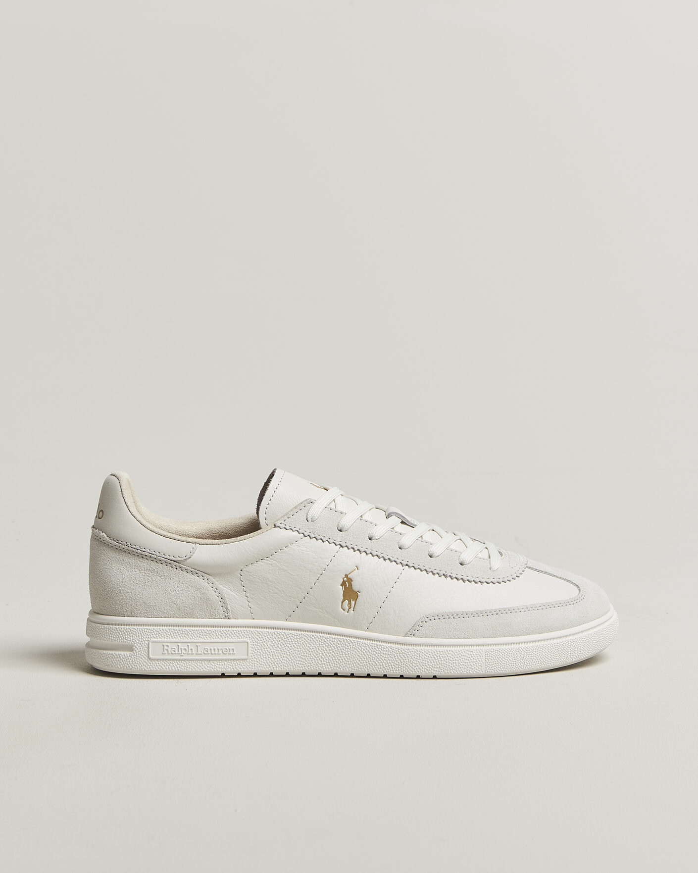 Herren | Sneaker | Polo Ralph Lauren | Bedford Leather/Suede Sneakers Bianco