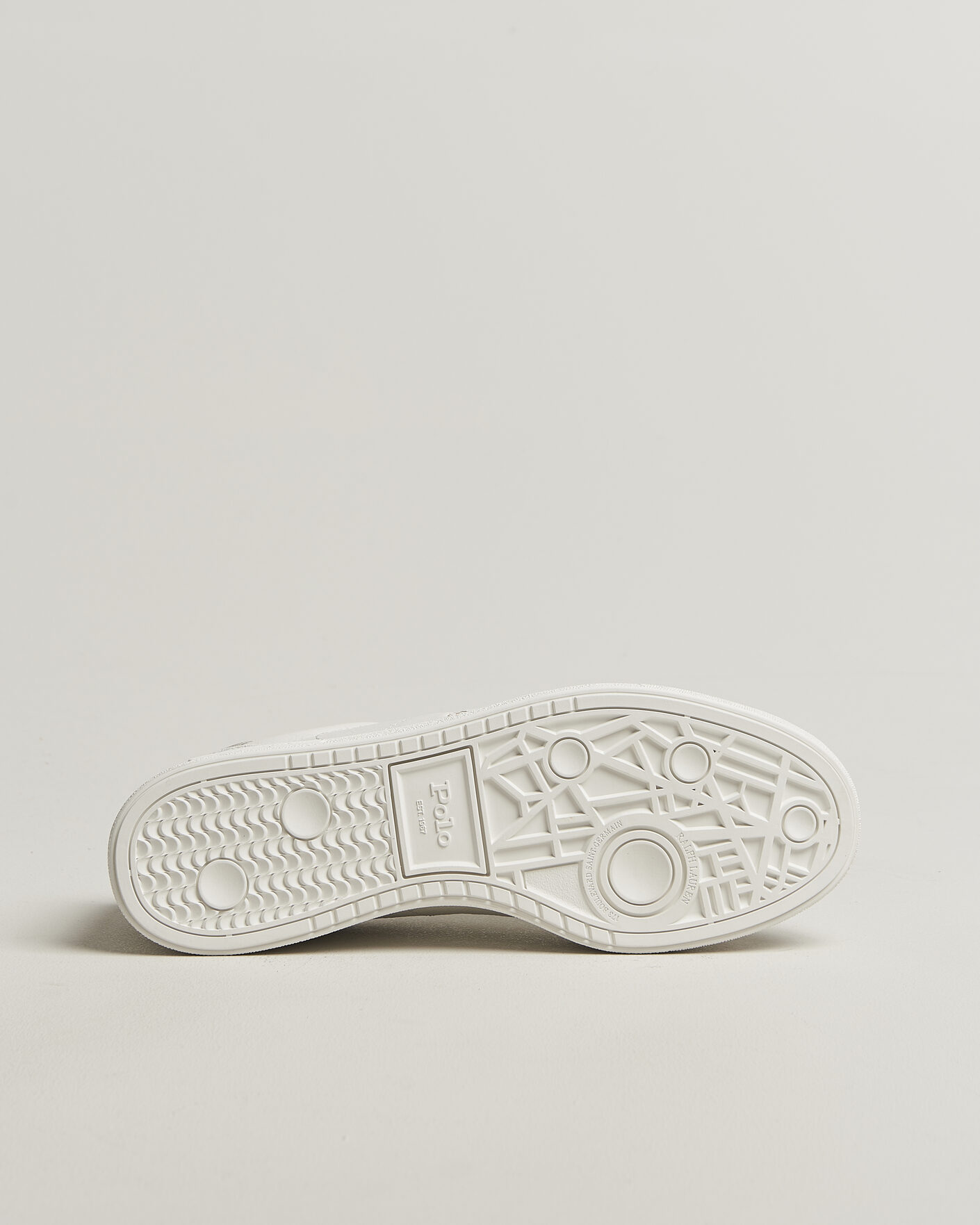 Herren | Sneaker | Polo Ralph Lauren | Bedford Leather/Suede Sneakers Bianco