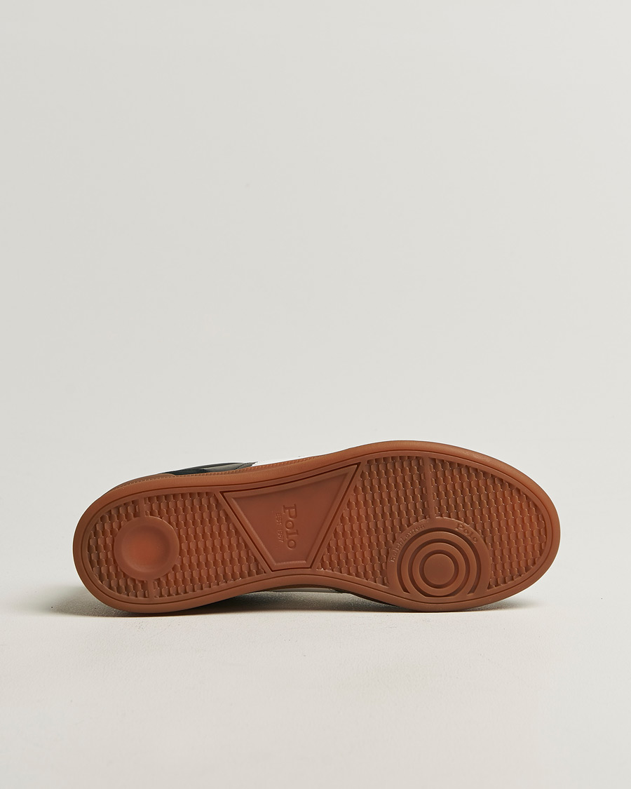 Herren | Sneaker | Polo Ralph Lauren | Aera Leather/Suede Sneakers Black/White
