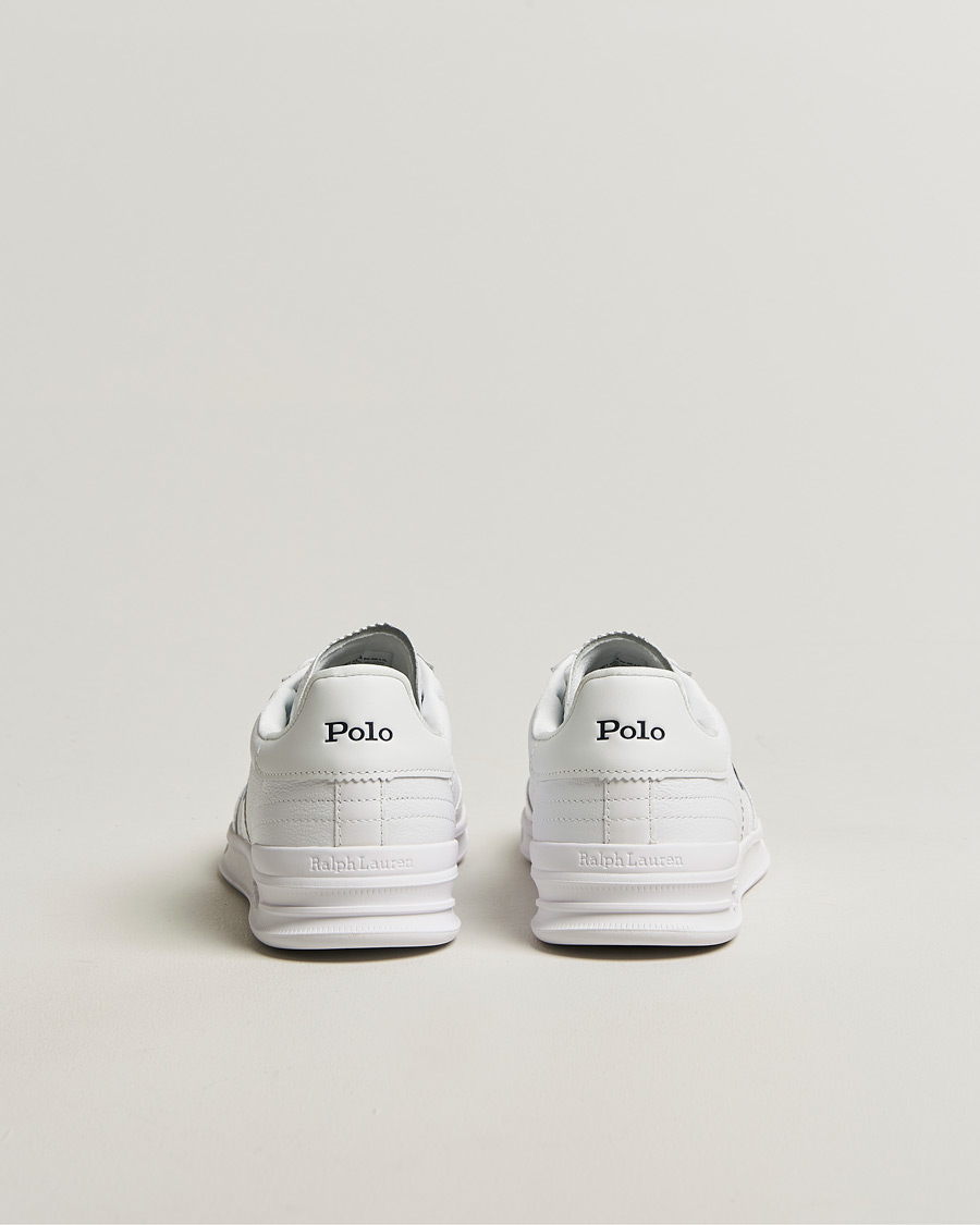 Herren | Sneaker | Polo Ralph Lauren | Aera Grained Leather Sneakers White/Navy