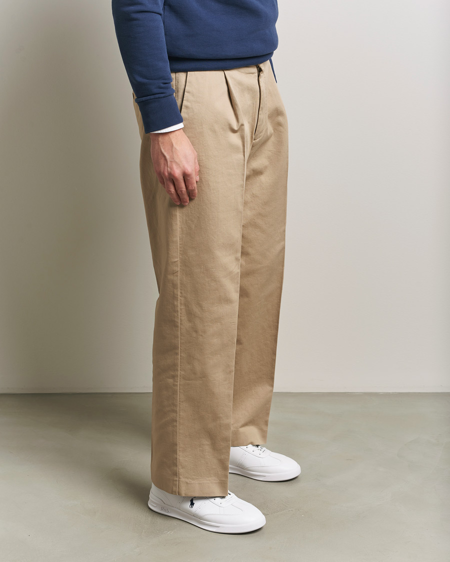 Herren | Sneaker | Polo Ralph Lauren | Aera Grained Leather Sneakers White/Navy