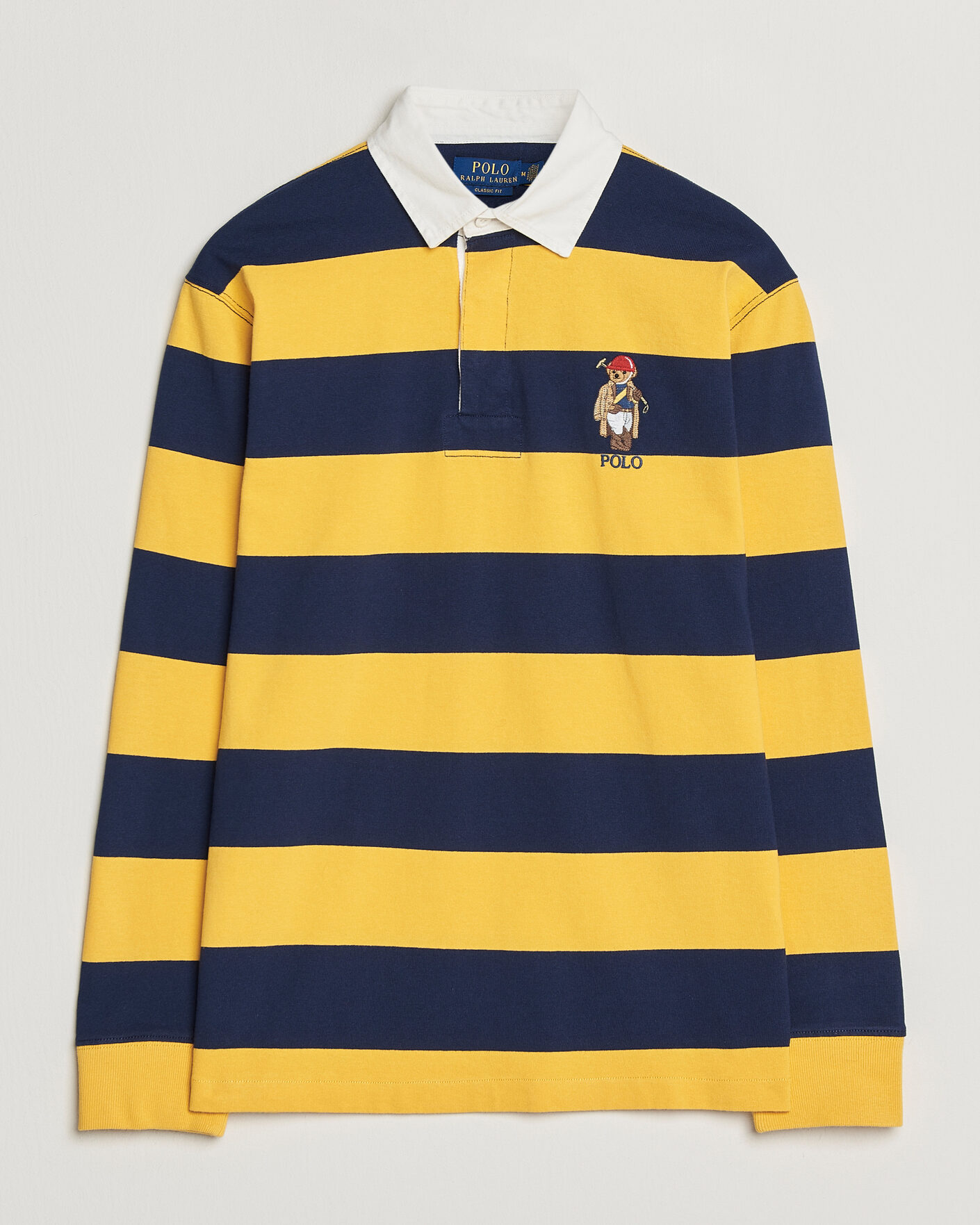 Herren | Pullover | Polo Ralph Lauren | Jersey Striped Rugger Newport Navy/Gold