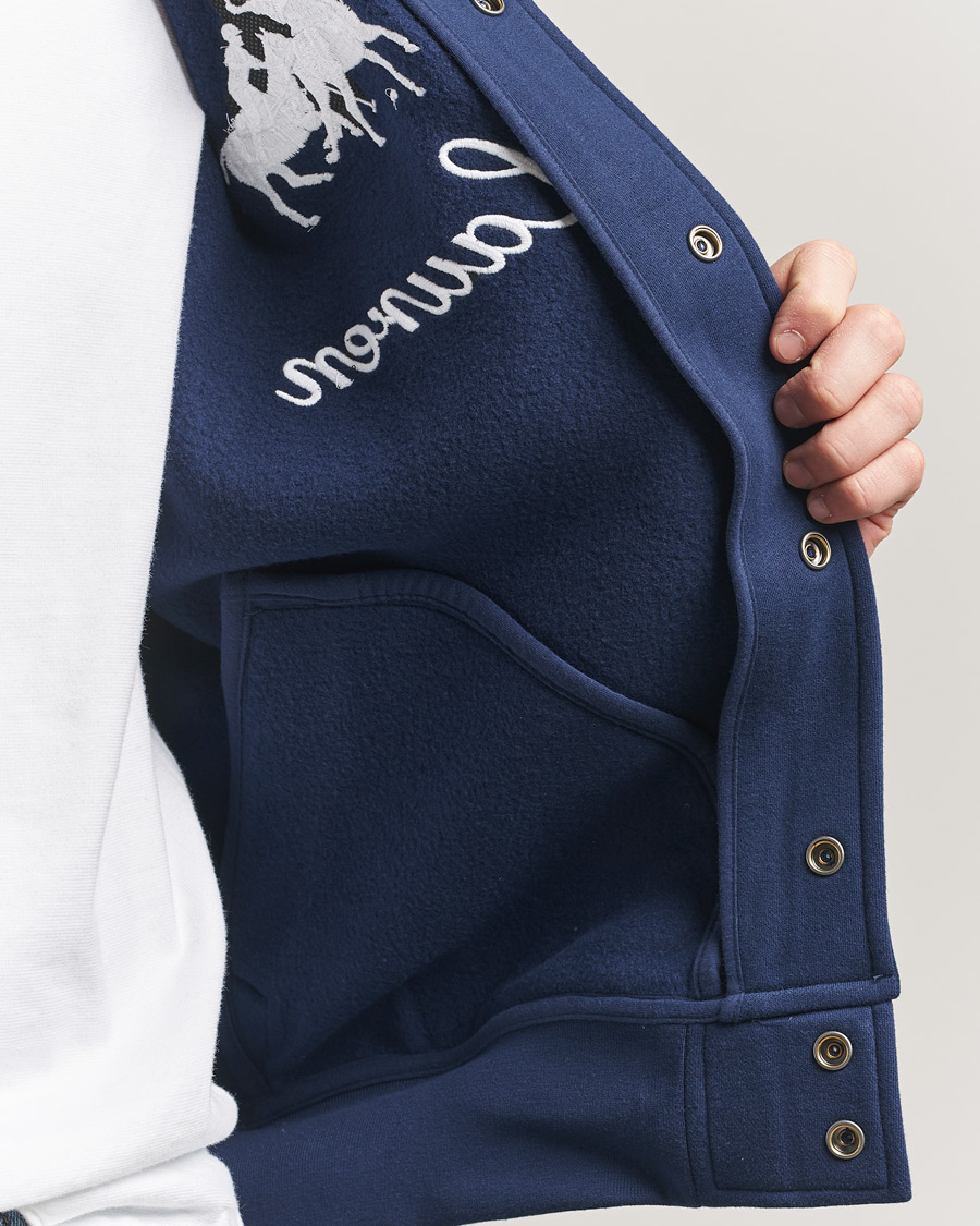 Herren | Pullover | Polo Ralph Lauren | Magic Fleece Bomber Jacket Newport Navy