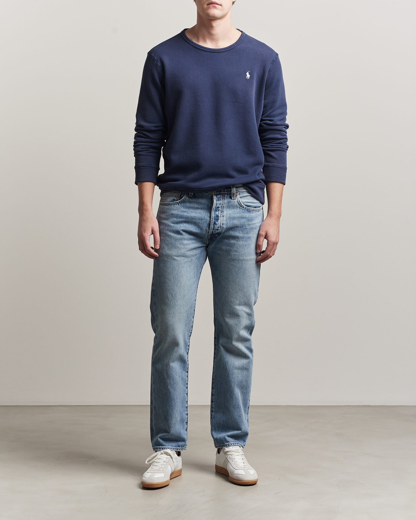 Herren | Pullover | Polo Ralph Lauren | Island Terry Sweatshirt Newport Navy