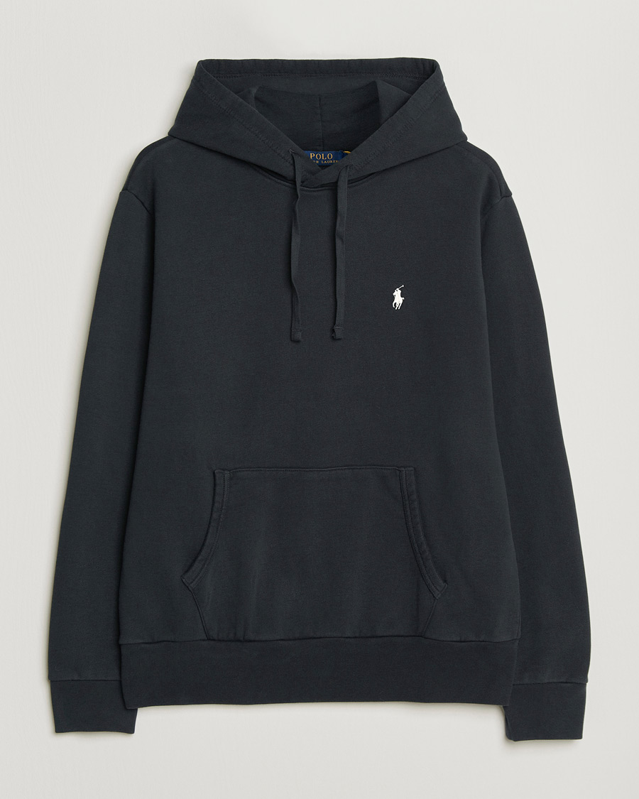 Herren | Pullover | Polo Ralph Lauren | Loopback Terry Hoodie Polo Black
