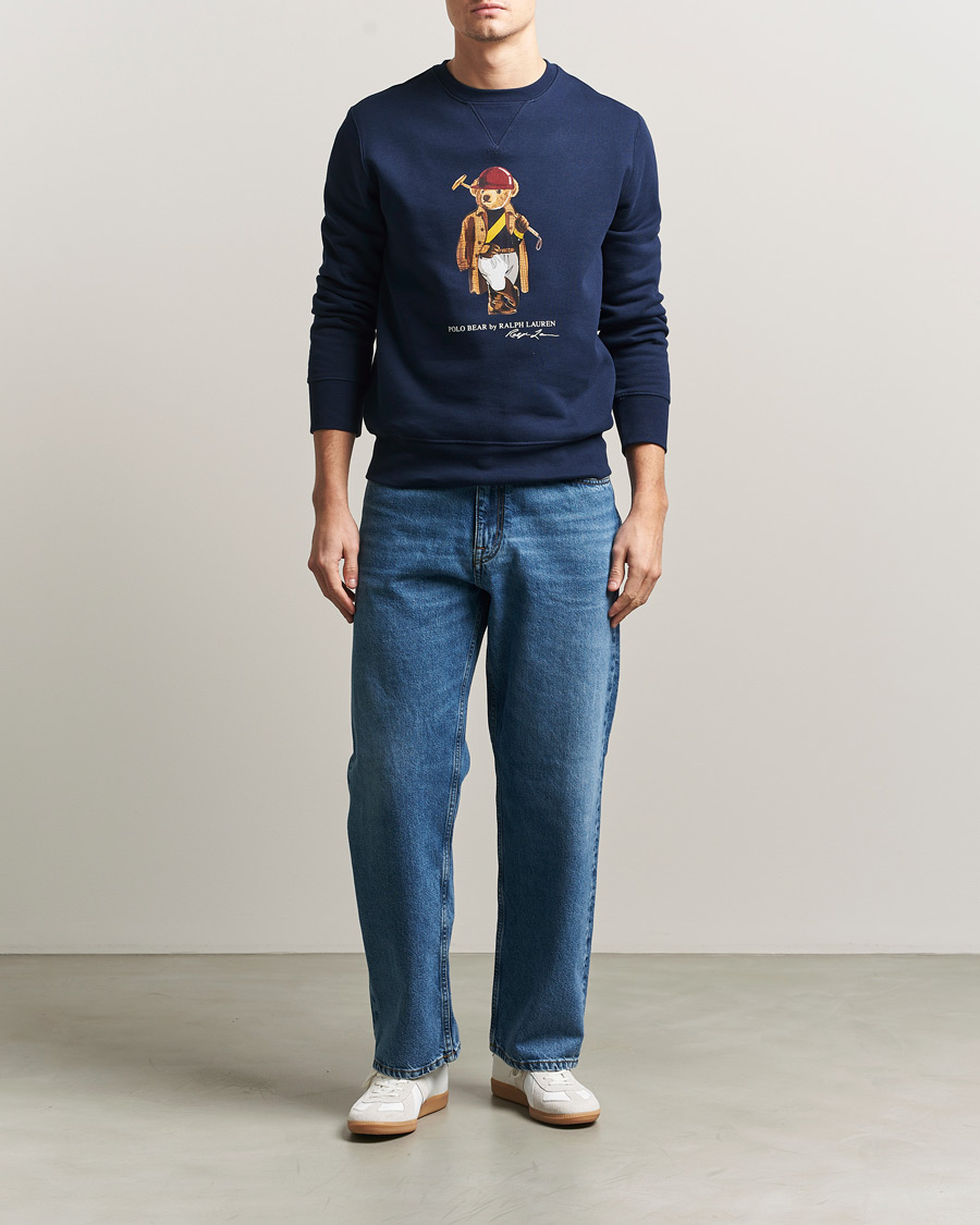 Herren | Pullover | Polo Ralph Lauren | Fleece Bear Sweatshirt Newport Navy