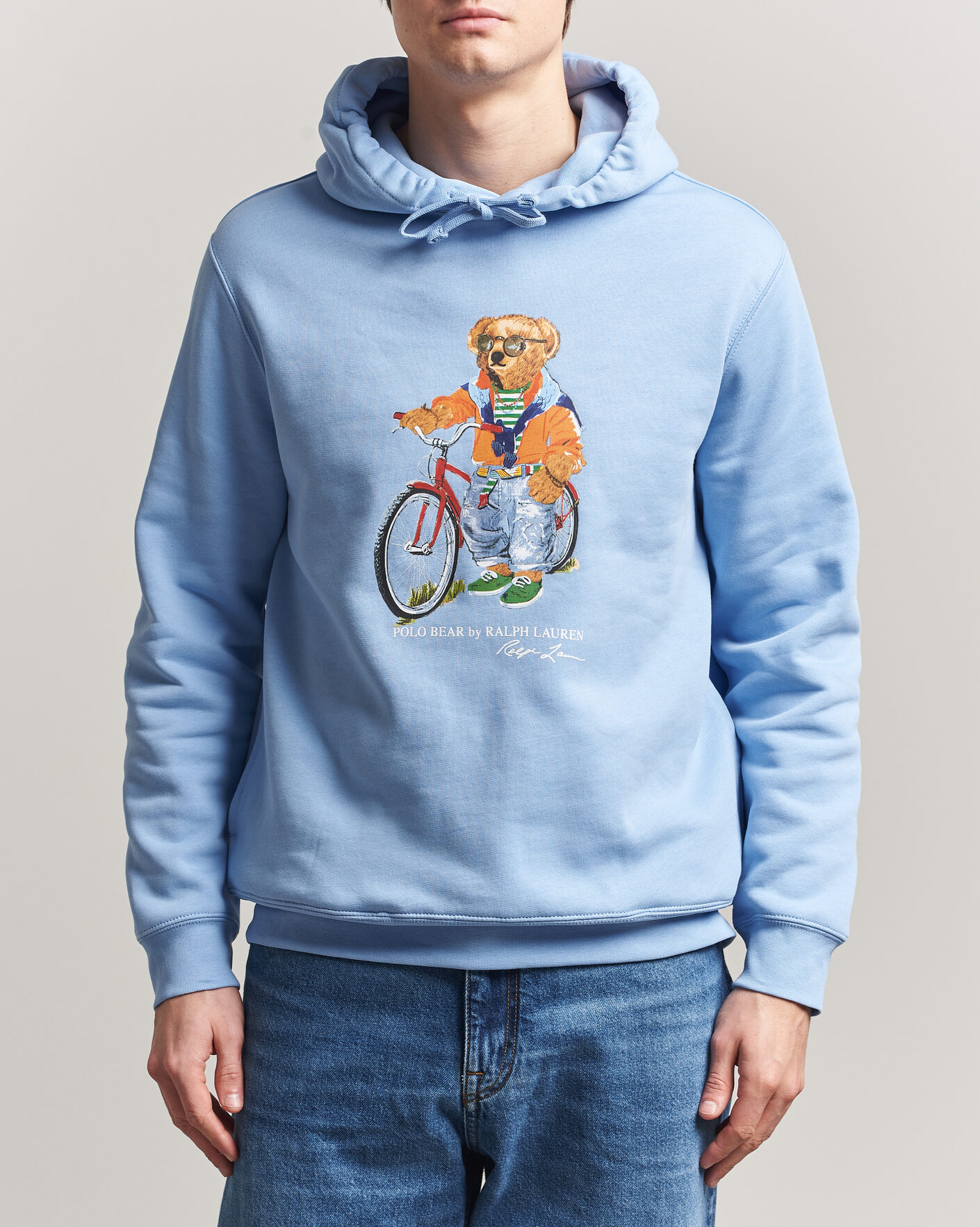 Herren | Pullover | Polo Ralph Lauren | Fleece Bear Hoodie Austin Blue