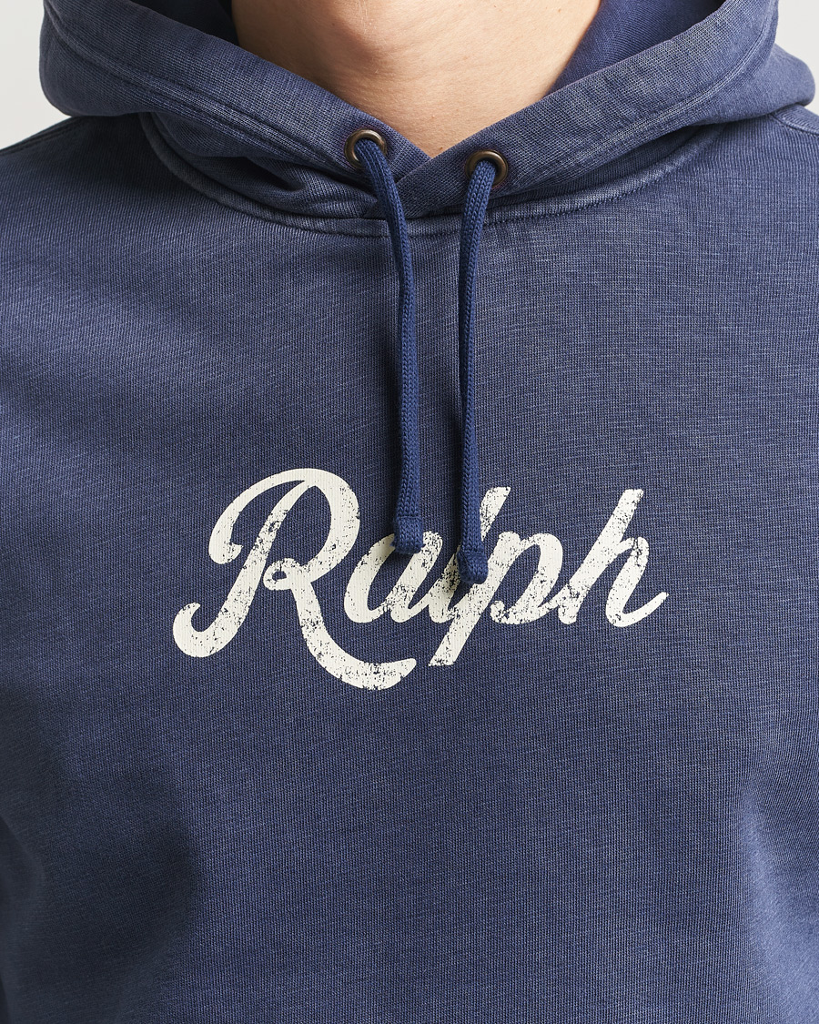 Herren | Pullover | Polo Ralph Lauren | Vintage Fleece Logo Hoodie Dark Cobalt