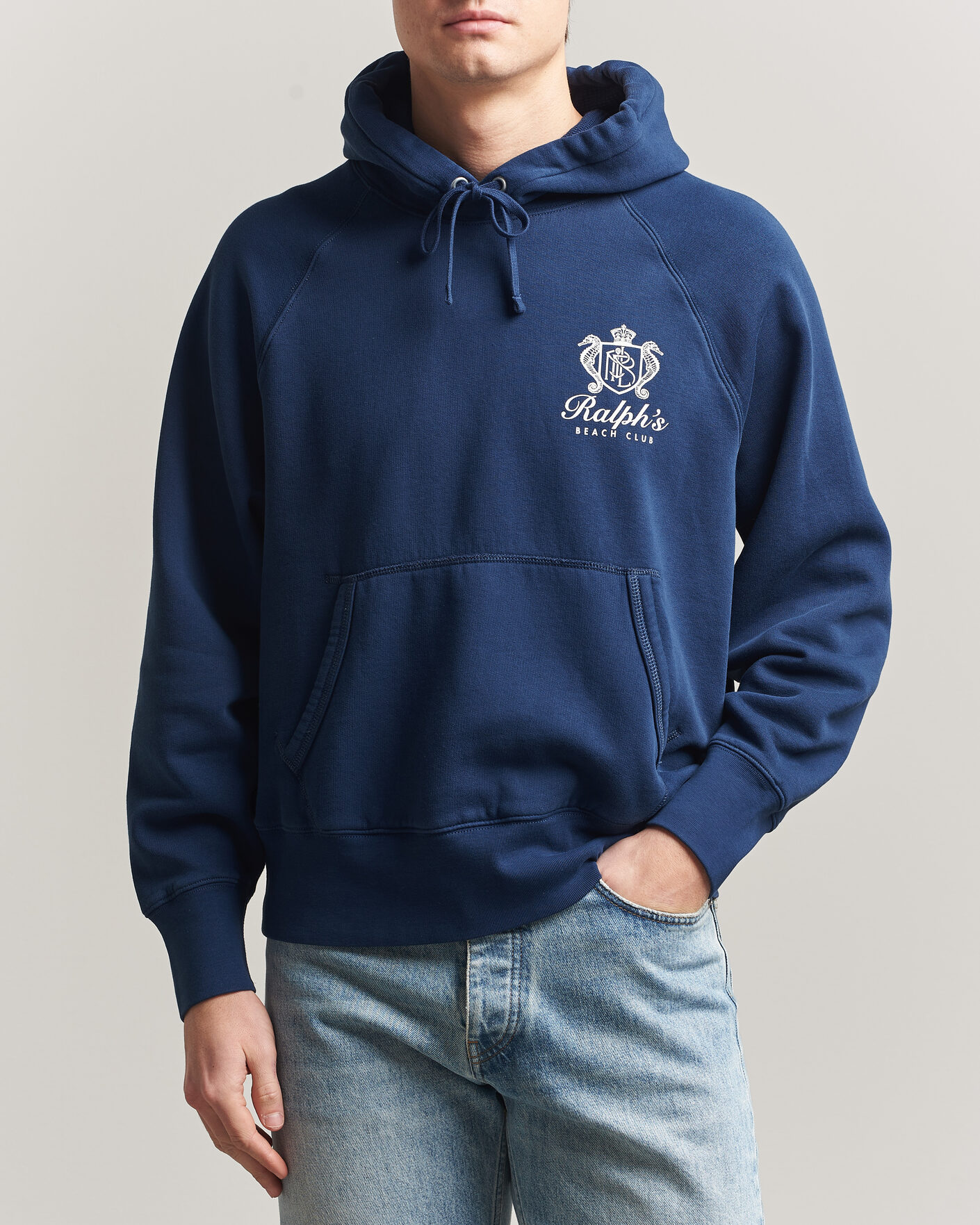 Herren | Pullover | Polo Ralph Lauren | Fleece Hoodie Dark Cobalt
