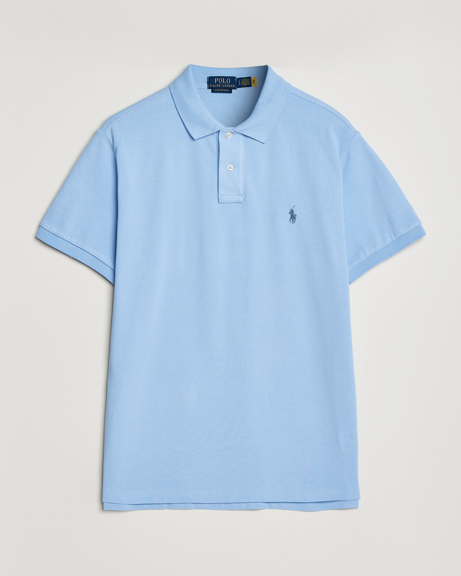 Herren | Poloshirts | Polo Ralph Lauren | Custom Slim Fit Polo Austin Blue