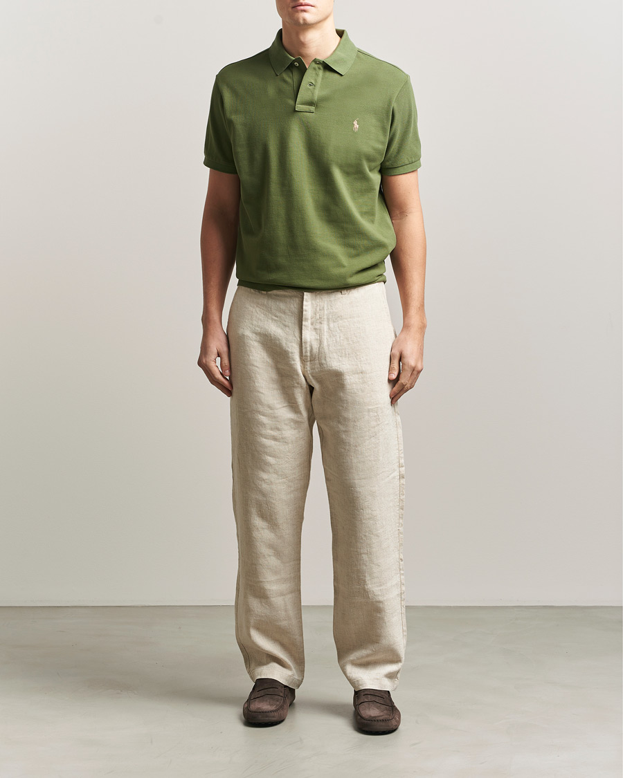 Herren | Poloshirts | Polo Ralph Lauren | Custom Slim Fit Polo Supply Olive