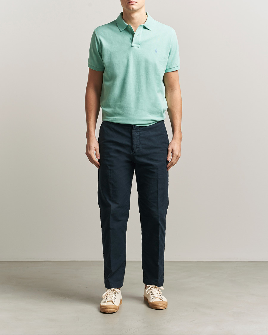Herren | Poloshirts | Polo Ralph Lauren | Custom Slim Fit Polo Celadon
