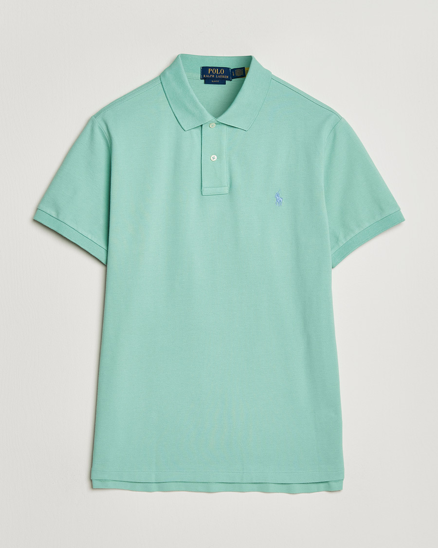 Herren | Poloshirts | Polo Ralph Lauren | Slim Fit Polo Celadon