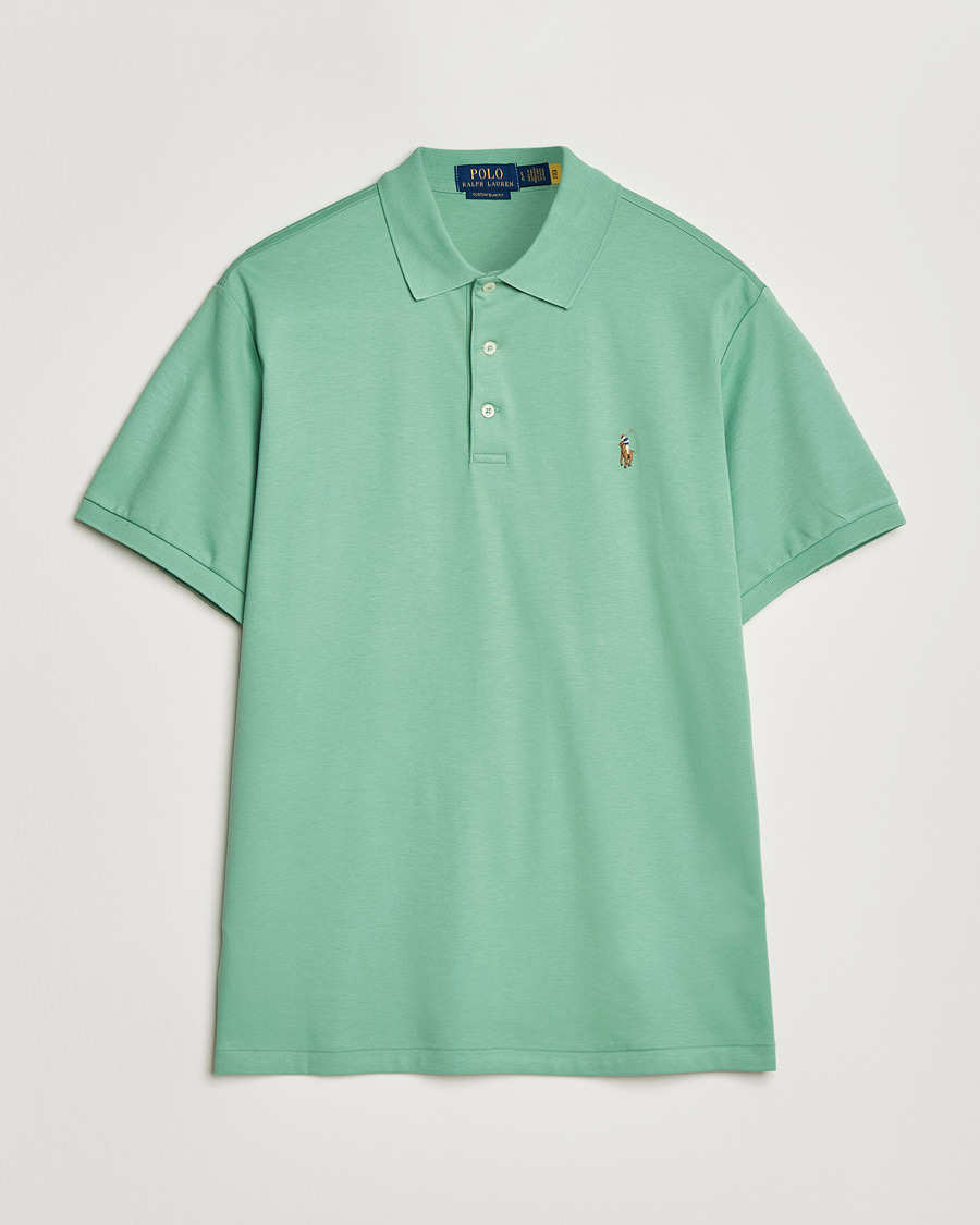 Herren | Poloshirts | Polo Ralph Lauren | Luxury Pima Cotton Polo Faded Mint