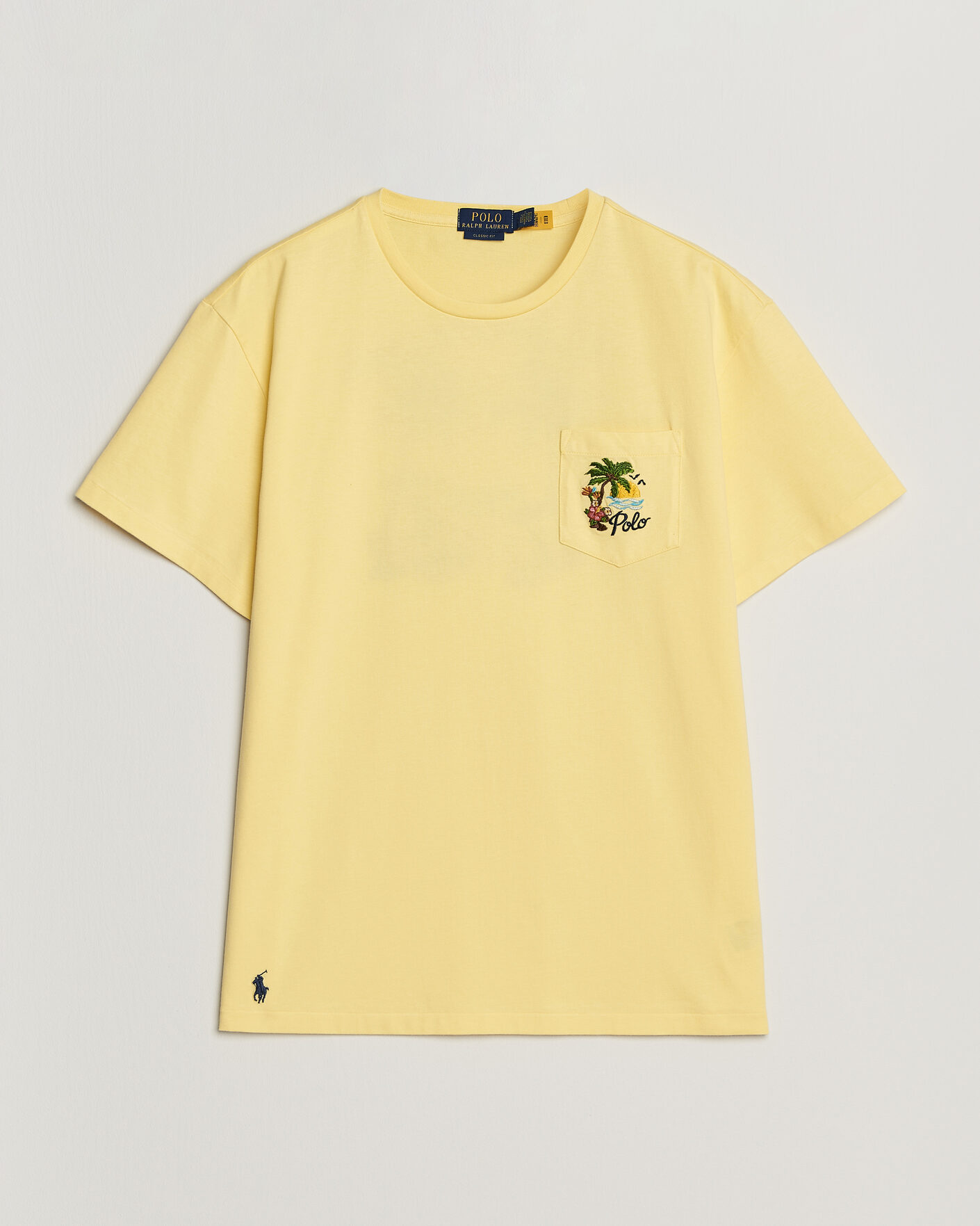 Herren | T-Shirts | Polo Ralph Lauren | Jersey Printed T-Shirt Resort Gold