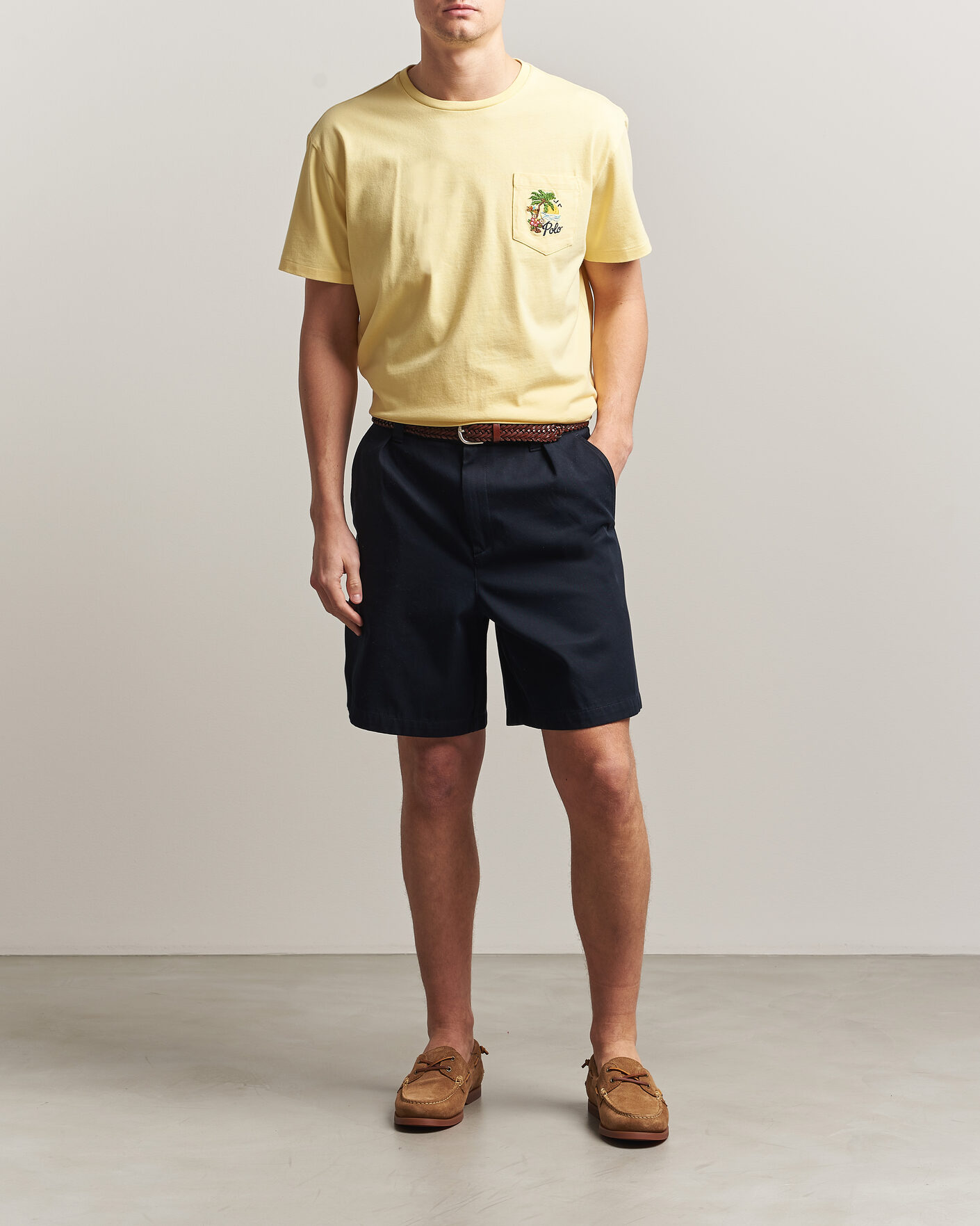 Herren | T-Shirts | Polo Ralph Lauren | Jersey Printed T-Shirt Resort Gold