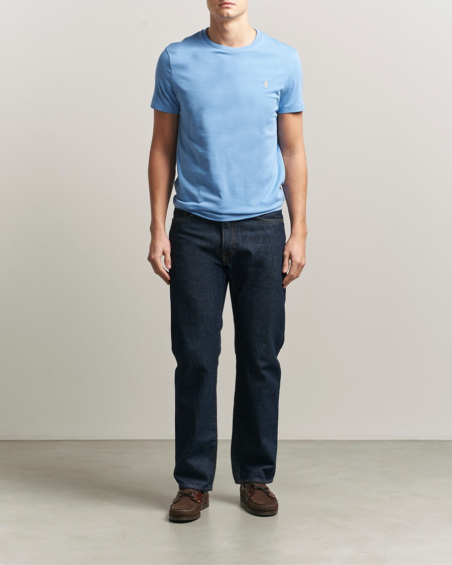 Herren | T-Shirts | Polo Ralph Lauren | Crew Neck T-Shirt Bristol Blue