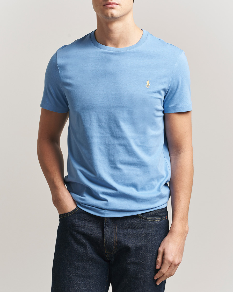 Herren | T-Shirts | Polo Ralph Lauren | Crew Neck T-Shirt Bristol Blue