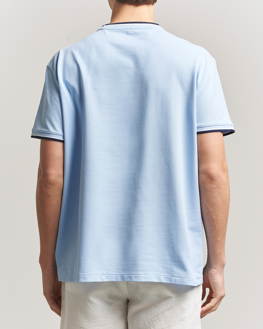 Herren | T-Shirts | Polo Ralph Lauren | Mesh Polo T-Shirt Office Blue