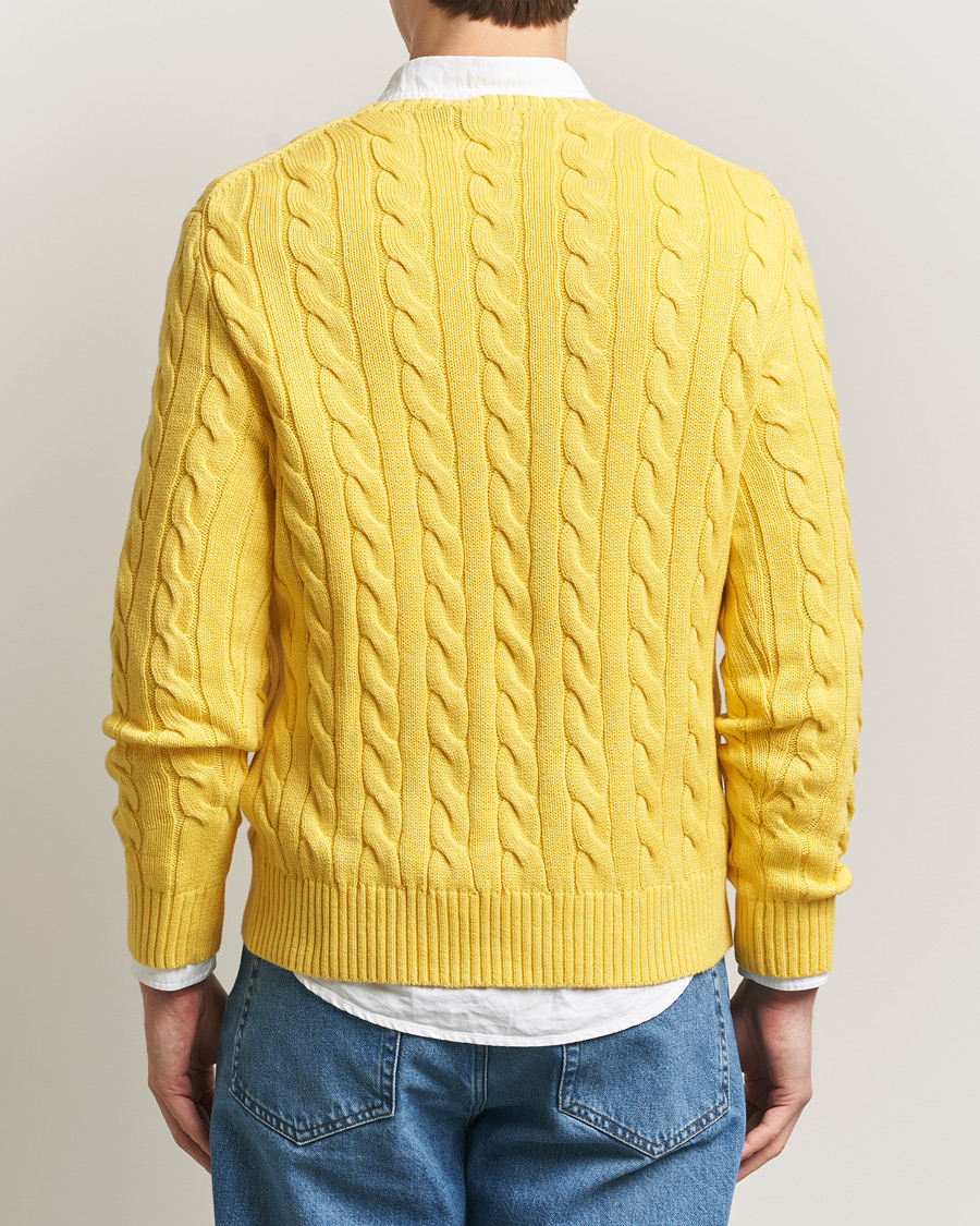 Herren | Pullover | Polo Ralph Lauren | Cotton Cable Pullover Sunfish Yellow