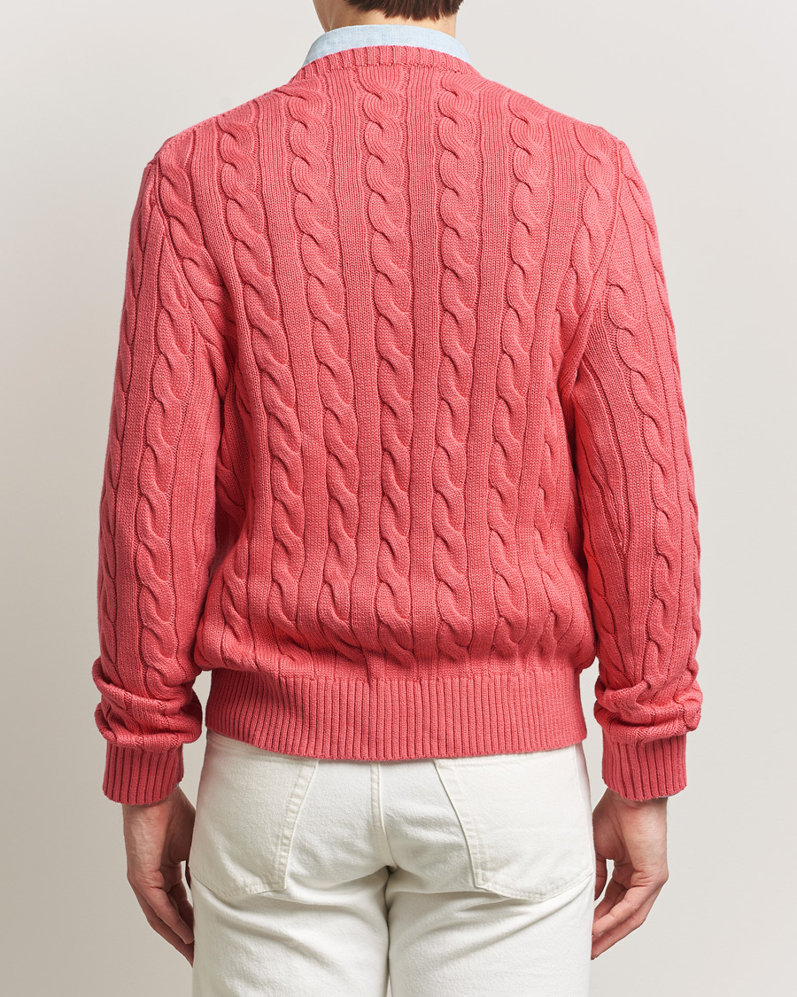 Herren | Pullover | Polo Ralph Lauren | Cotton Cable Pullover Pale Red
