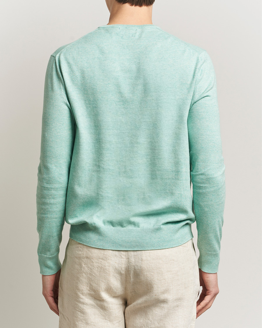 Herren | Pullover | Polo Ralph Lauren | Cotton Crew Neck Sweater Green Heather
