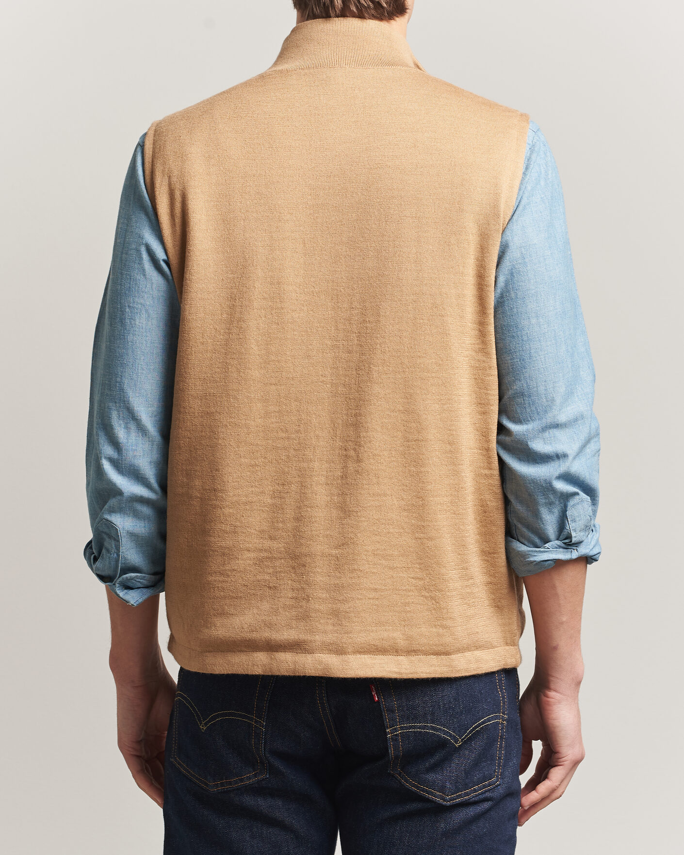 Herren | Pullover | Polo Ralph Lauren | Wool Blend Vest Camel Combo