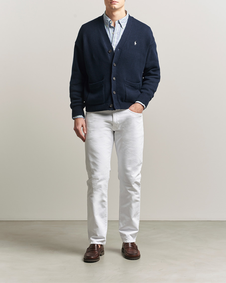 Herren | Pullover | Polo Ralph Lauren | Cotton Cardigan Hunter Navy