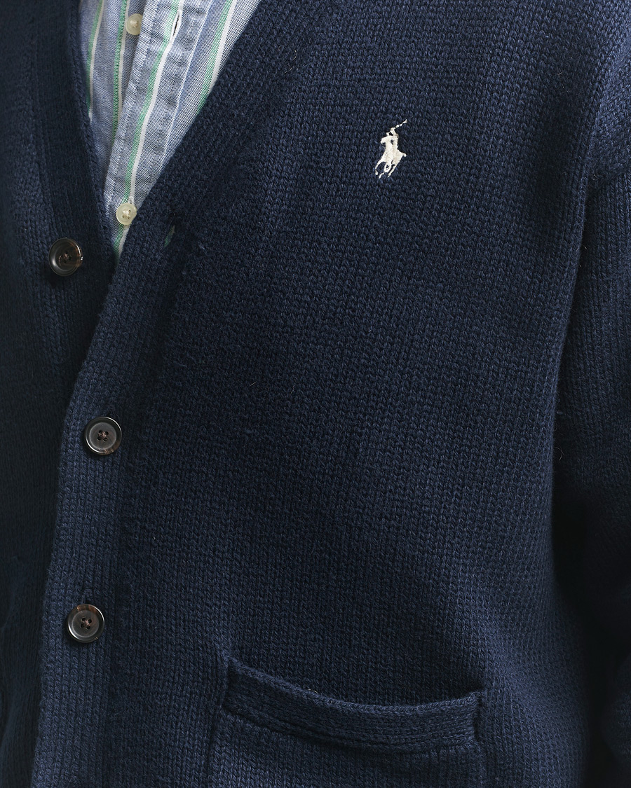 Herren | Pullover | Polo Ralph Lauren | Cotton Cardigan Hunter Navy