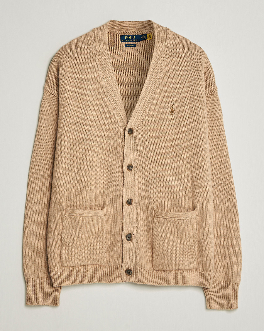 Herren | Pullover | Polo Ralph Lauren | Cotton Cardigan Camel Melange