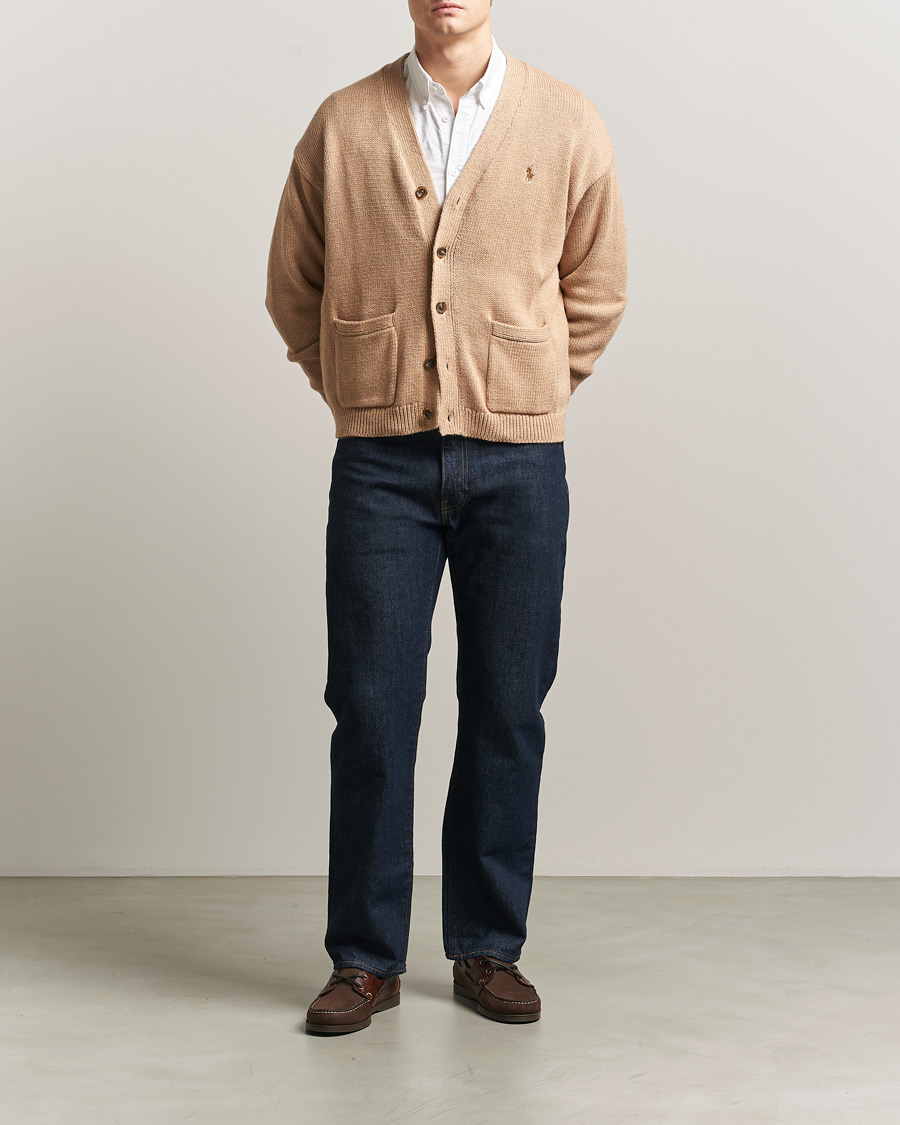 Herren | Pullover | Polo Ralph Lauren | Cotton Cardigan Camel Melange