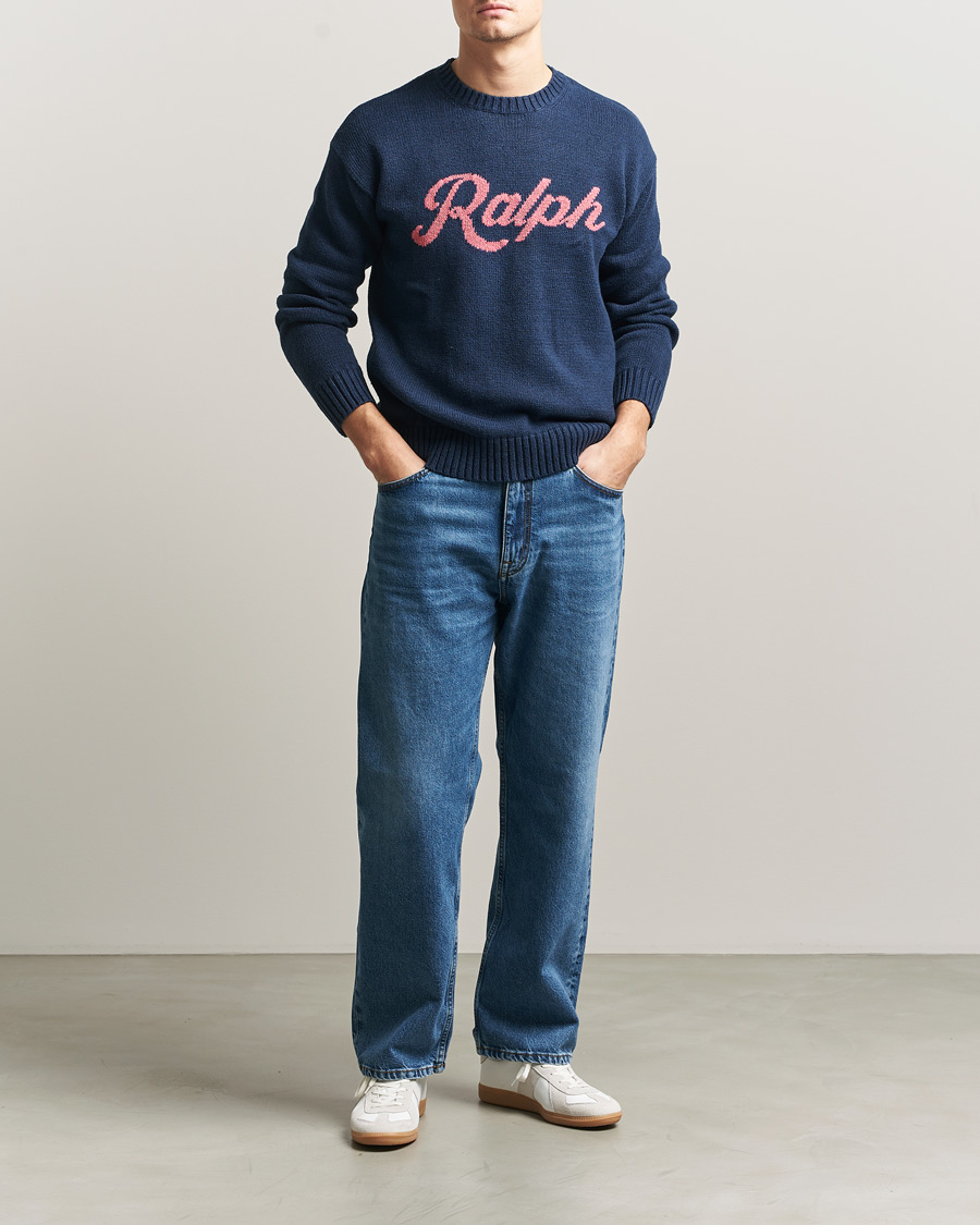 Herren | Pullover | Polo Ralph Lauren | Linen Blend Sweater Dark Cobalt