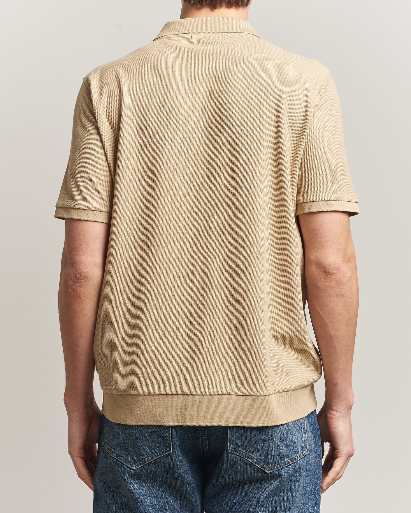 Herren | Poloshirts | Polo Ralph Lauren | Cotton Knitted Polo Coastal Beige