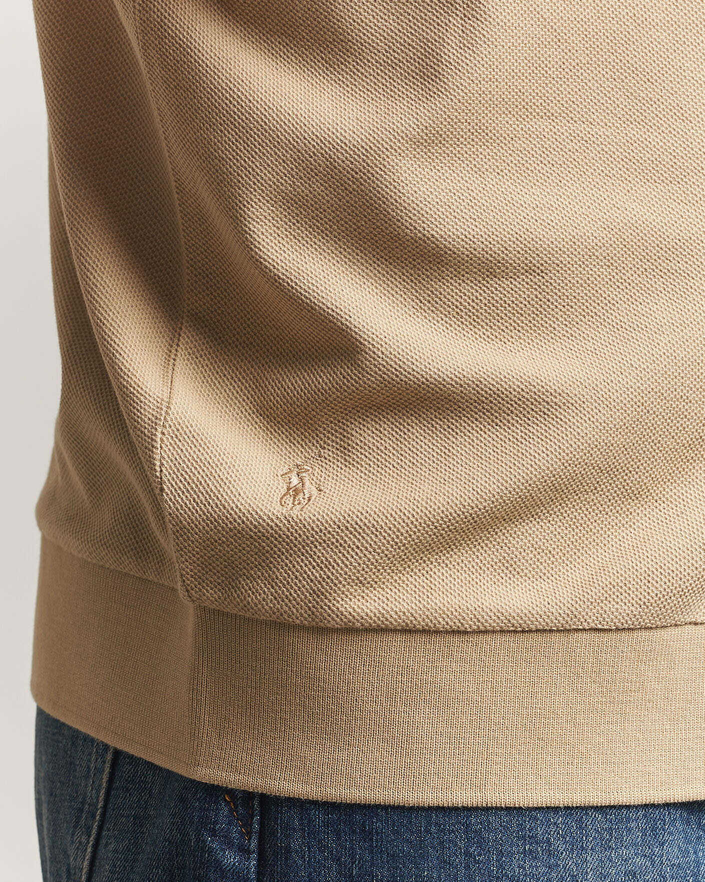 Herren | Poloshirts | Polo Ralph Lauren | Cotton Knitted Polo Coastal Beige