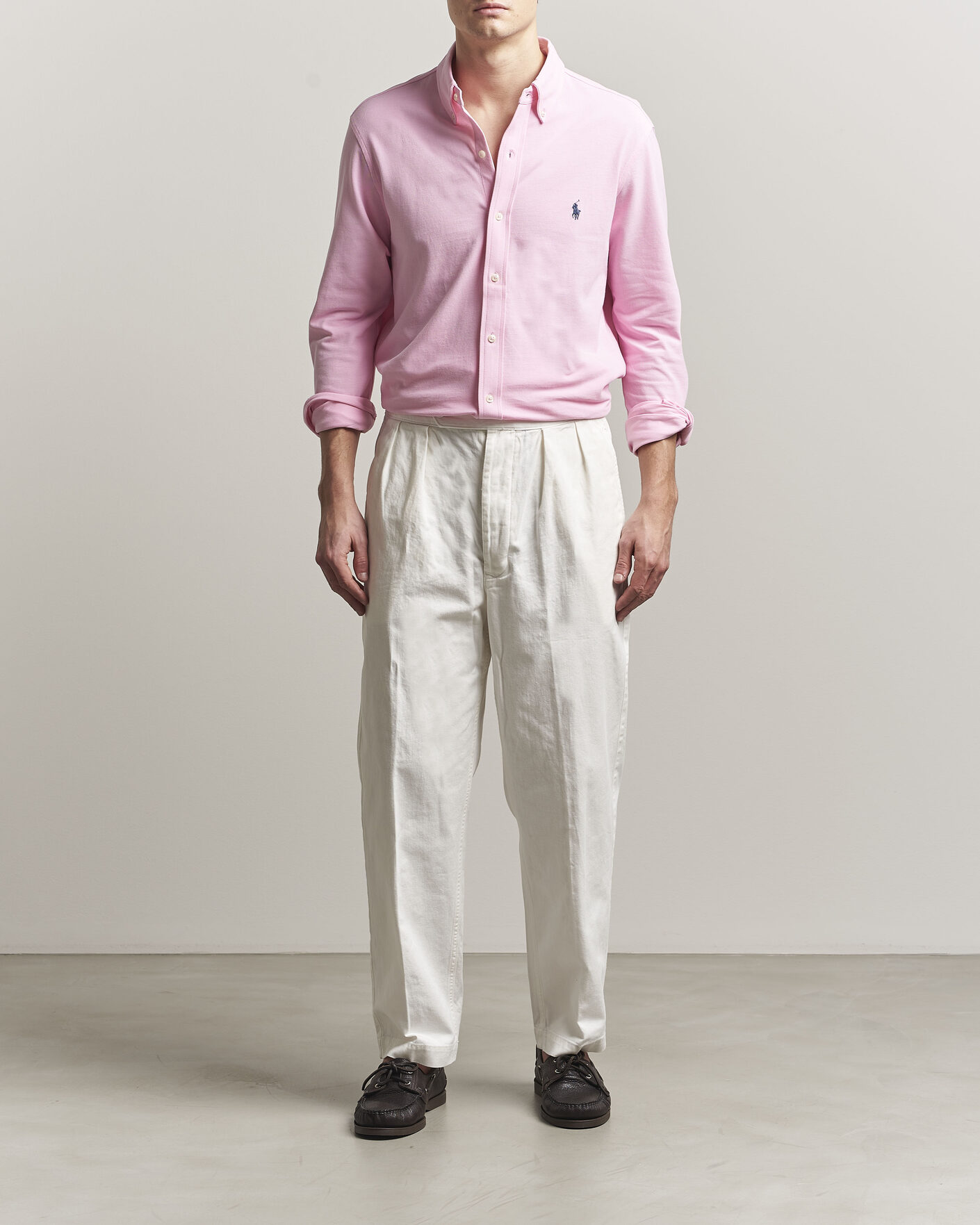 Herren | Hemden | Polo Ralph Lauren | Featherweight Mesh Shirt Carmel Pink