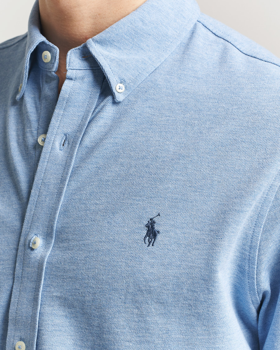 Herren | Hemden | Polo Ralph Lauren | Featherweight Mesh Shirt Isle Heather
