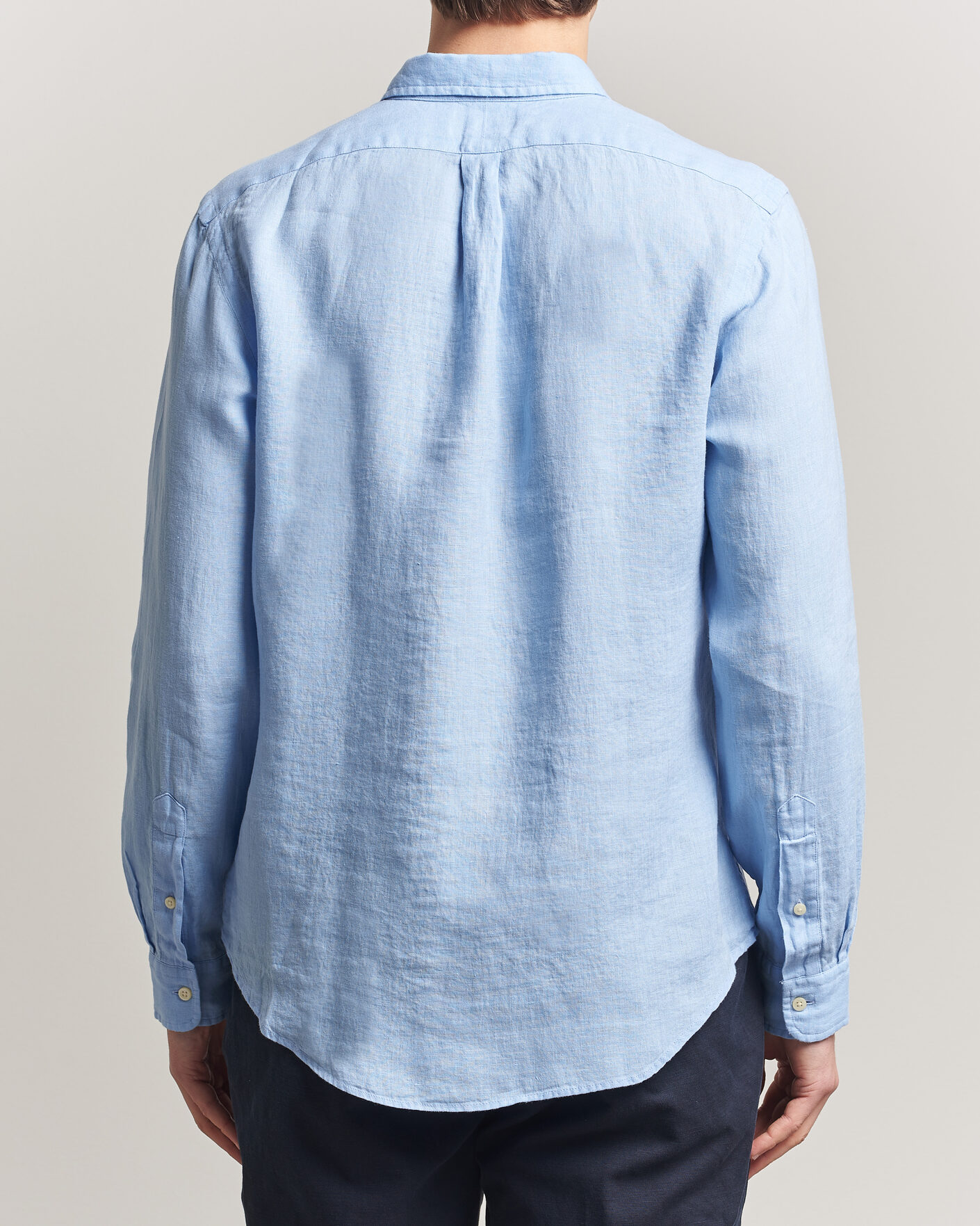 Herren | Hemden | Polo Ralph Lauren | Slim Fit Linen Shirt Austin Blue