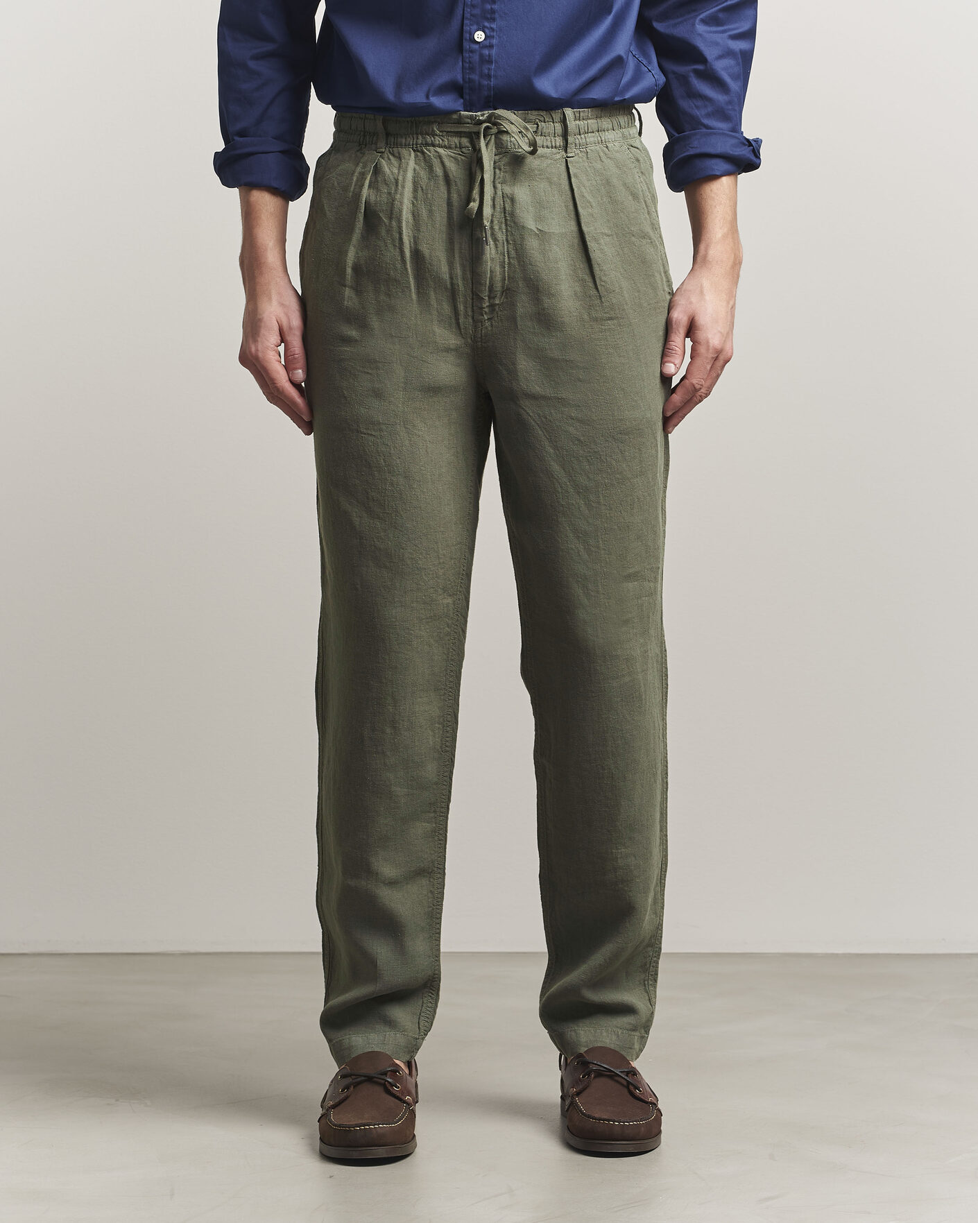 Herren | Hosen | Polo Ralph Lauren | Prepster Linen Trousers New Olive