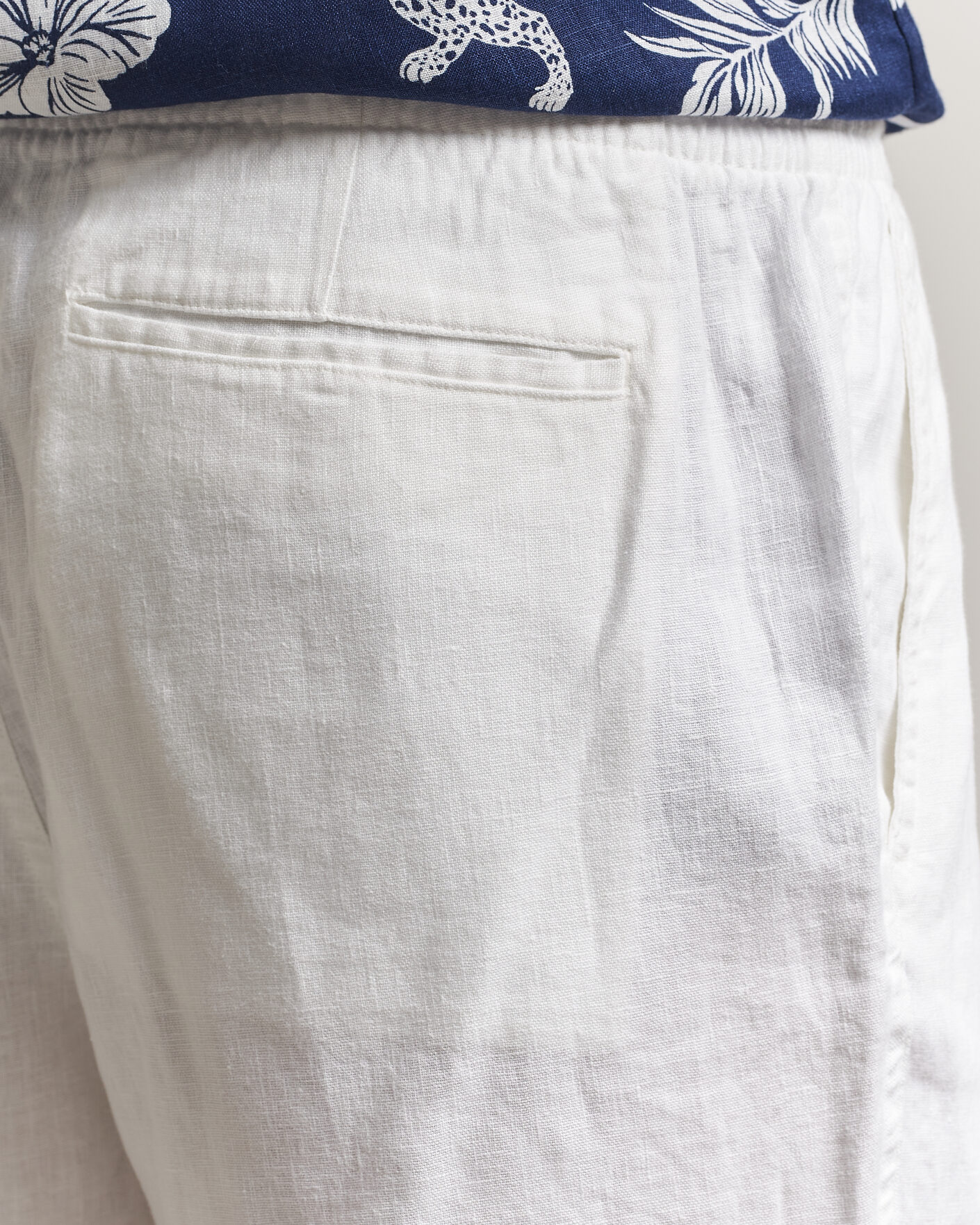 Herren | Shorts | Polo Ralph Lauren | Dyed Linen Shorts White