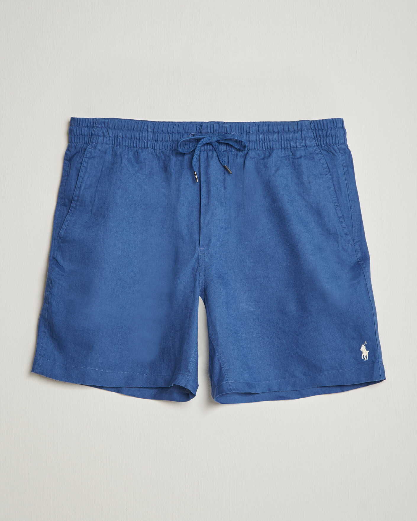 Herren | Shorts | Polo Ralph Lauren | Dyed Linen Shorts Dusty Azure